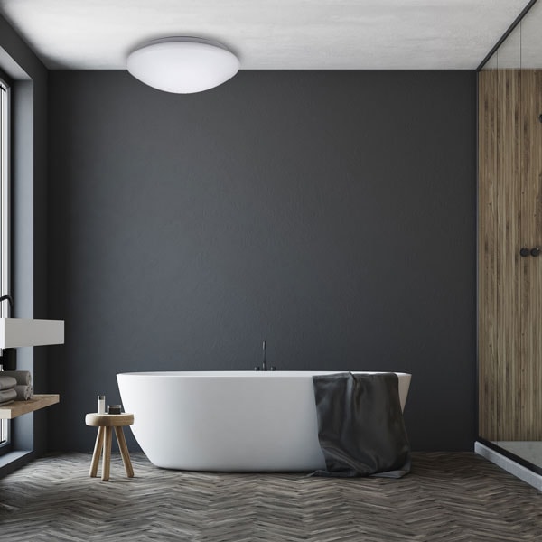 B.K.Licht LED Deckenleuchte, 1 flammig, Leuchtmittel LED-Board | LED fest integriert, LED Bad Deckenlampe Design Deckenstrahler IP44 Badezimmer Küche Flur