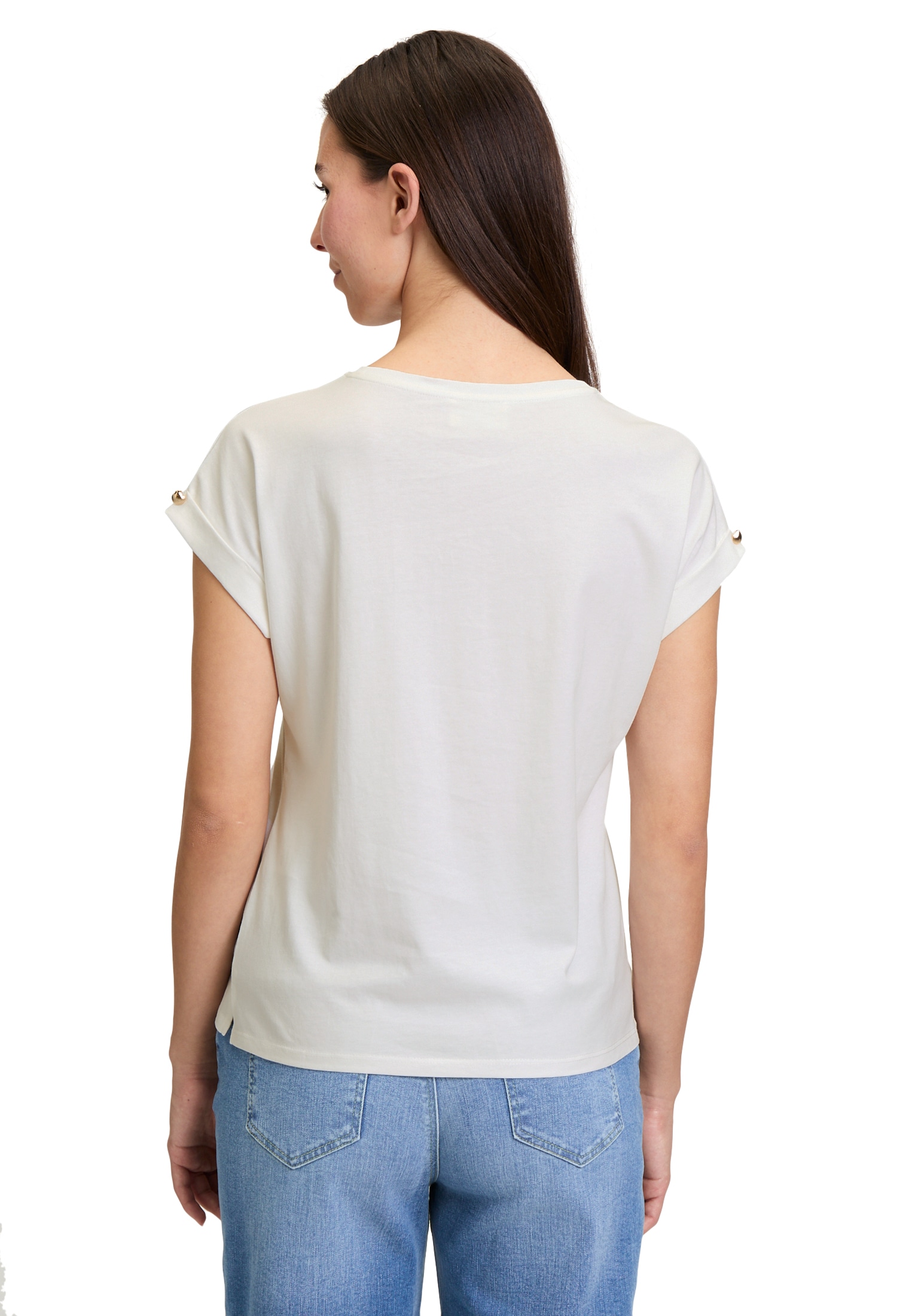 Cartoon Kurzarmshirt »Cartoon Printshirt mit Ärmelaufschlag«, (1 tlg.), Placement