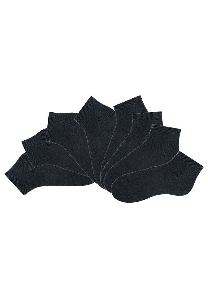 Go in Kurzsocken Packung, 8 Stk. tlg. uni in Basic Farben günstig online kaufen