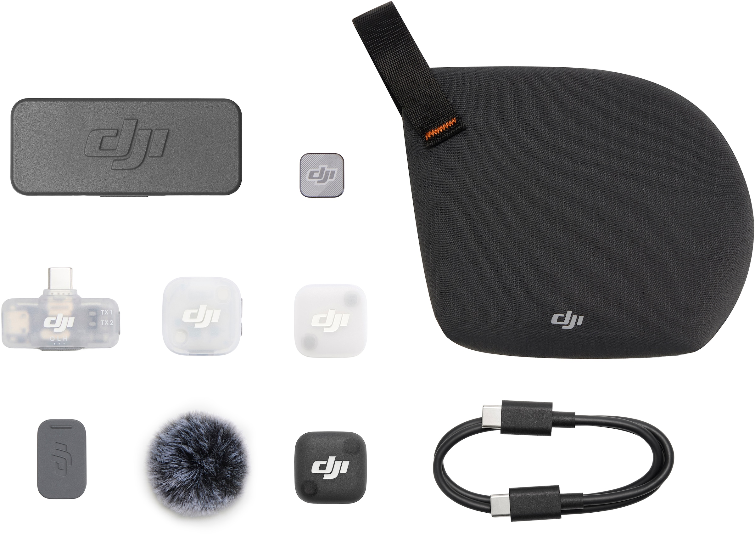 DJI Mikrofon »Mic Mini 2 (1 TX + 1 Mobile RX + Charging Case)«