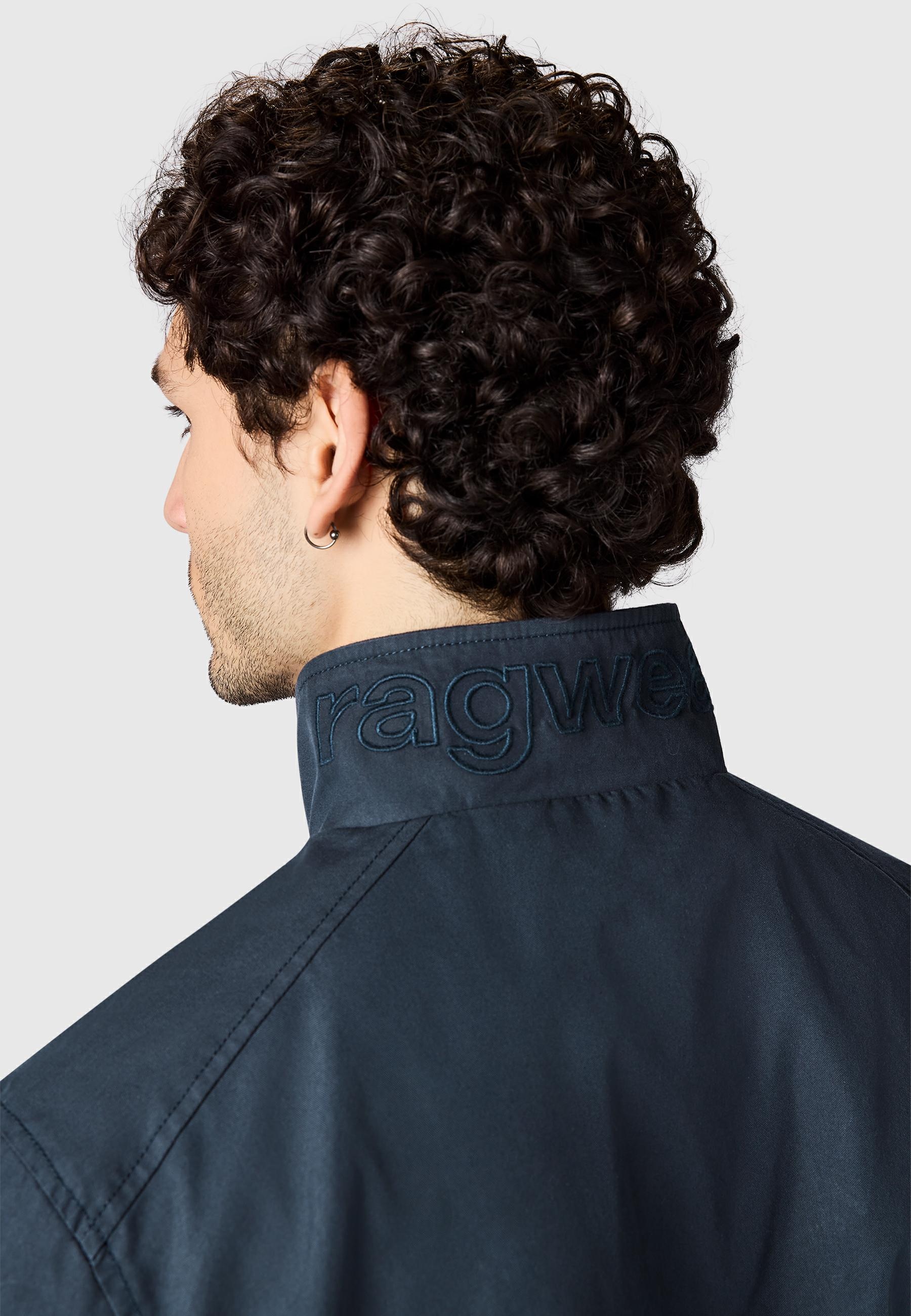 Ragwear Outdoorjacke »Izzyk YOUMODO« ohne Kapuze Leichte Übergangsjacke mit Stehkragen