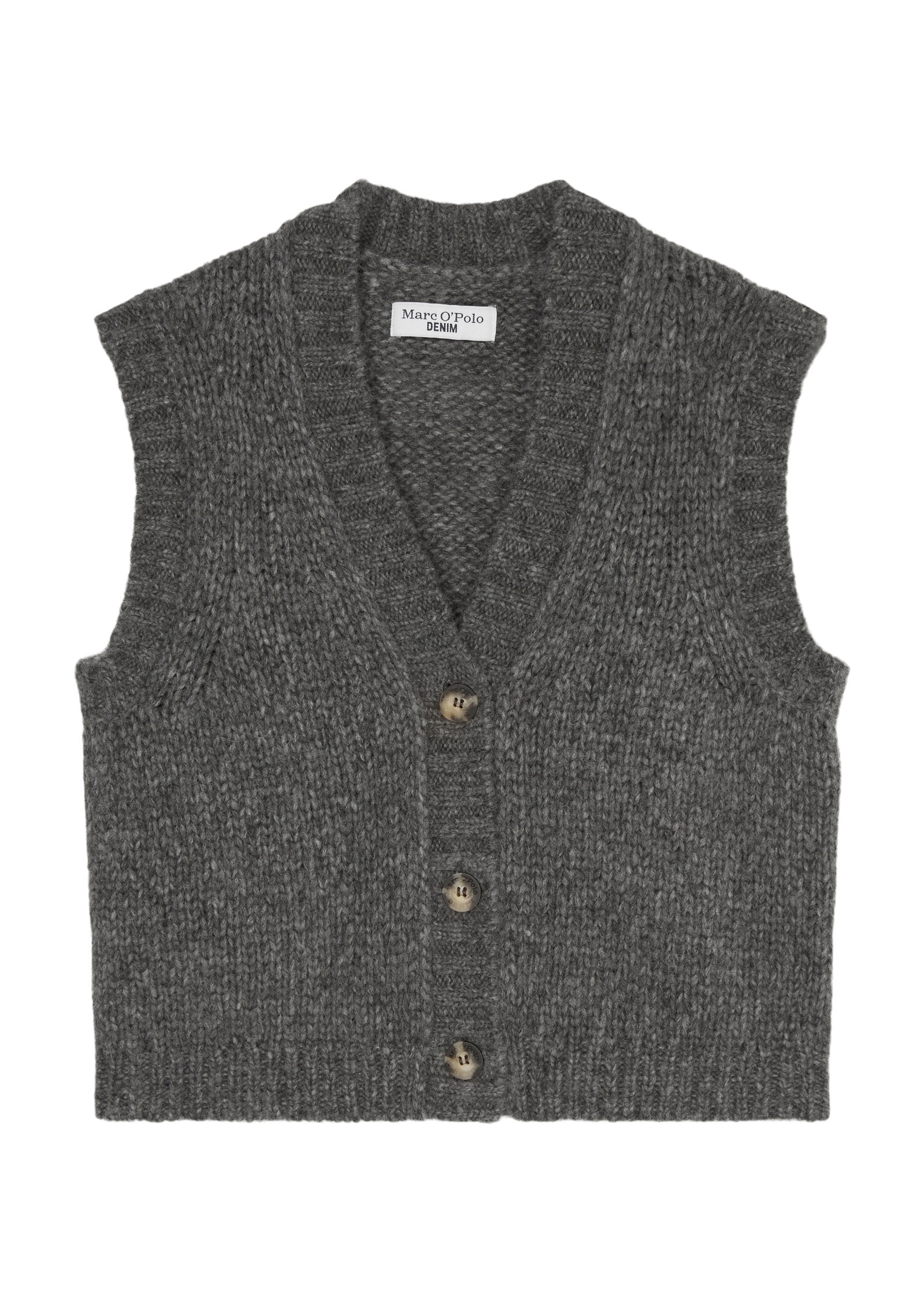 Marc O'Polo DENIM Strickweste »aus Schurwolle-Alpakawolle-Mix«