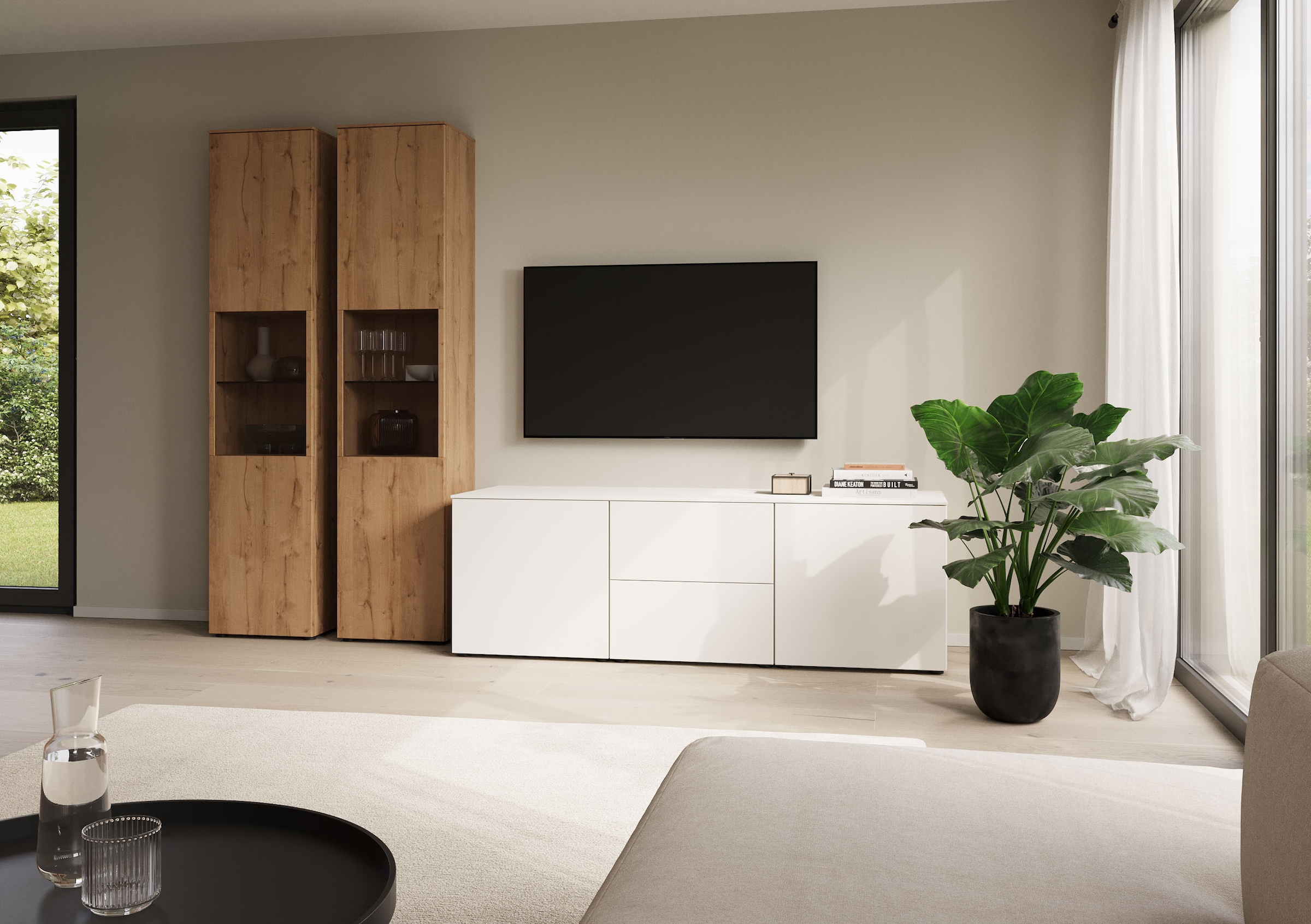 nobilia® Wohnzimmer-Set »Avala, variabel montierbar«