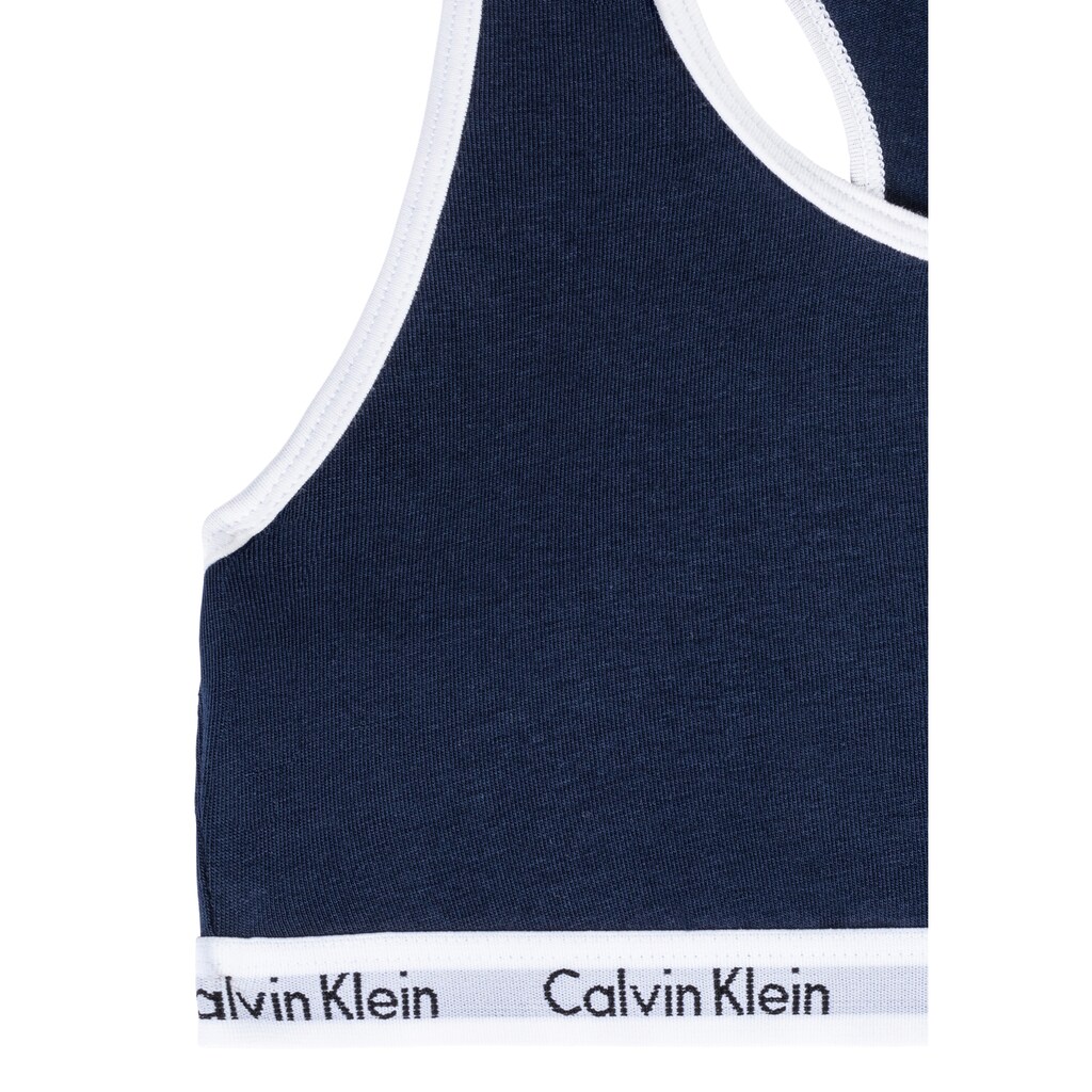 Marken Calvin Klein Calvin Klein Bustier, (2 Stück), für Mädchen navy + grau-meliert Marken Calvin Klein Calvin Klein Bustier, (2 Stück), für Mädchen navy + grau-meliert