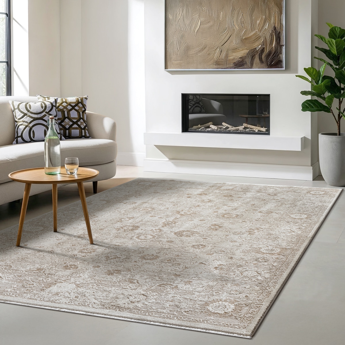 the carpet Designteppich "Nuvra" rechteckig 15 mm Höhe abstrakt