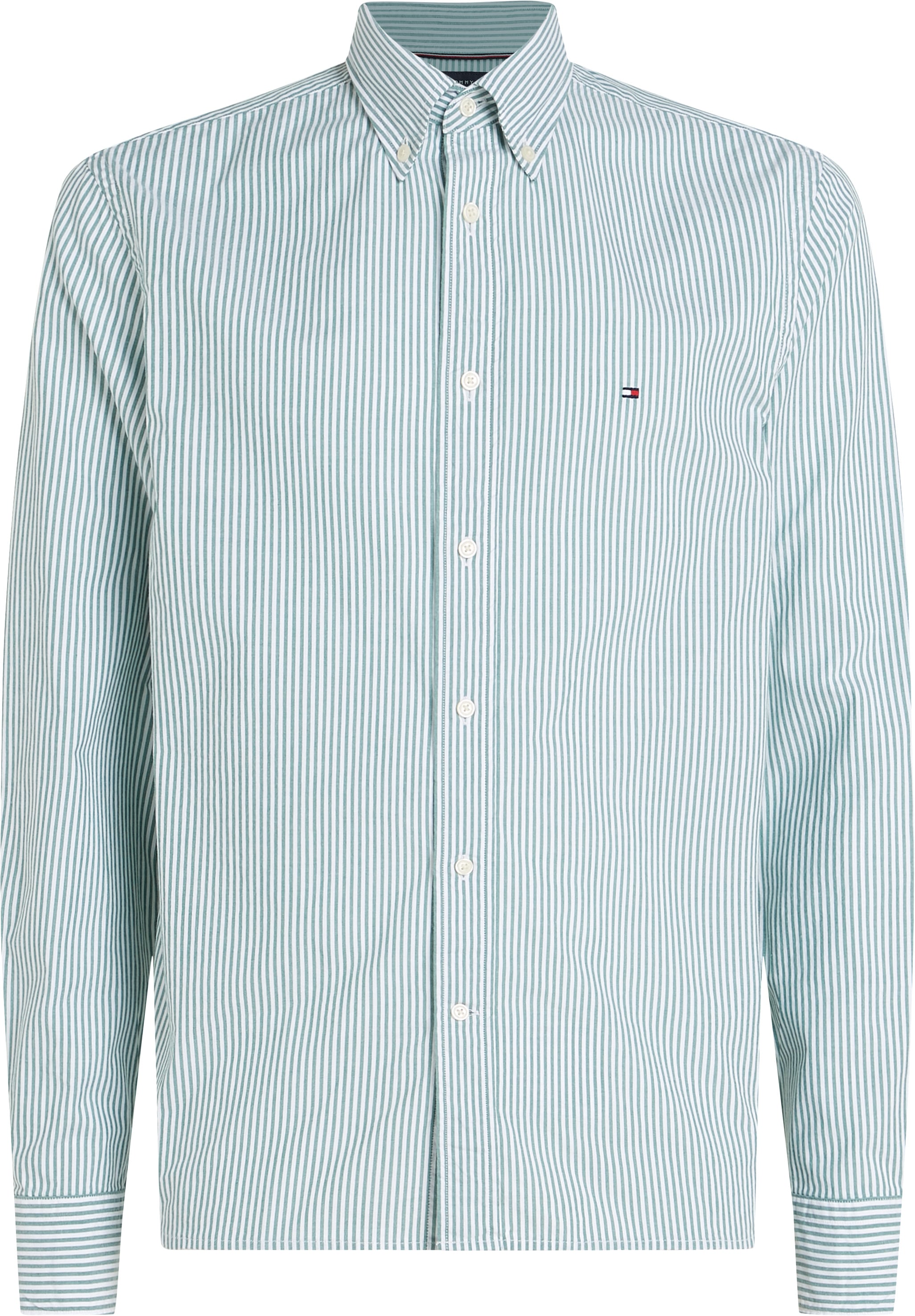 Tommy Hilfiger Langarmhemd »FLEX POPLIN CLASSIC STP RF SHIRT«, mit Sreifenmuster