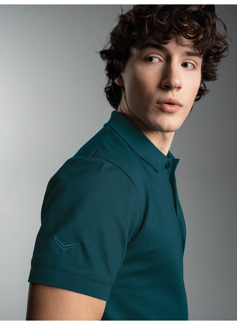 Trigema Poloshirt "TRIGEMA Slim Fit Poloshirt aus DELUXE-Piqué", (1 tlg.) günstig online kaufen