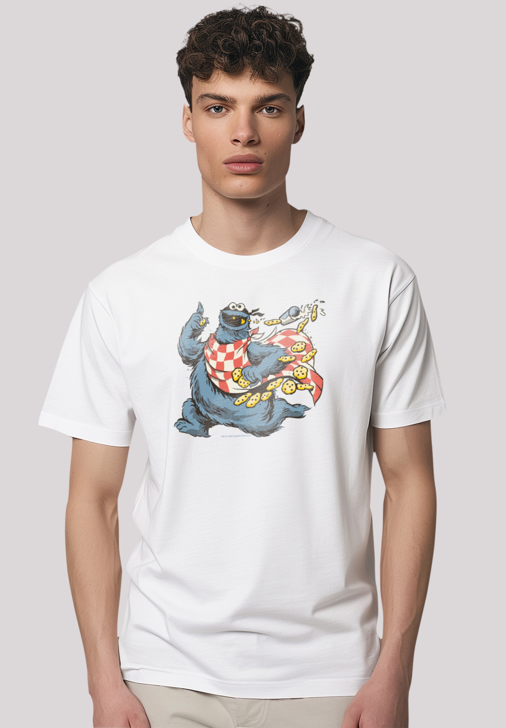 F4NT4STIC T-Shirt "Sesamstraße Cookie Monster Thief", Premium Qualität günstig online kaufen