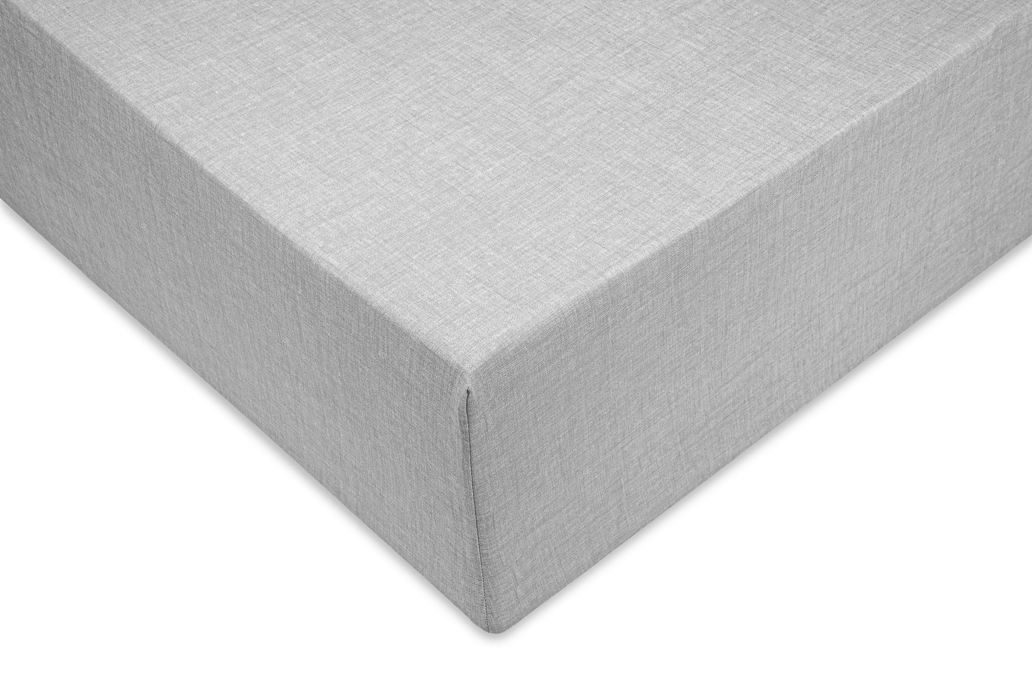 ZO HOME Spannbettlaken "Lino" Laken aus 100% Baumwolle, Leinen Optik, Print, Betttuch ab 90x200