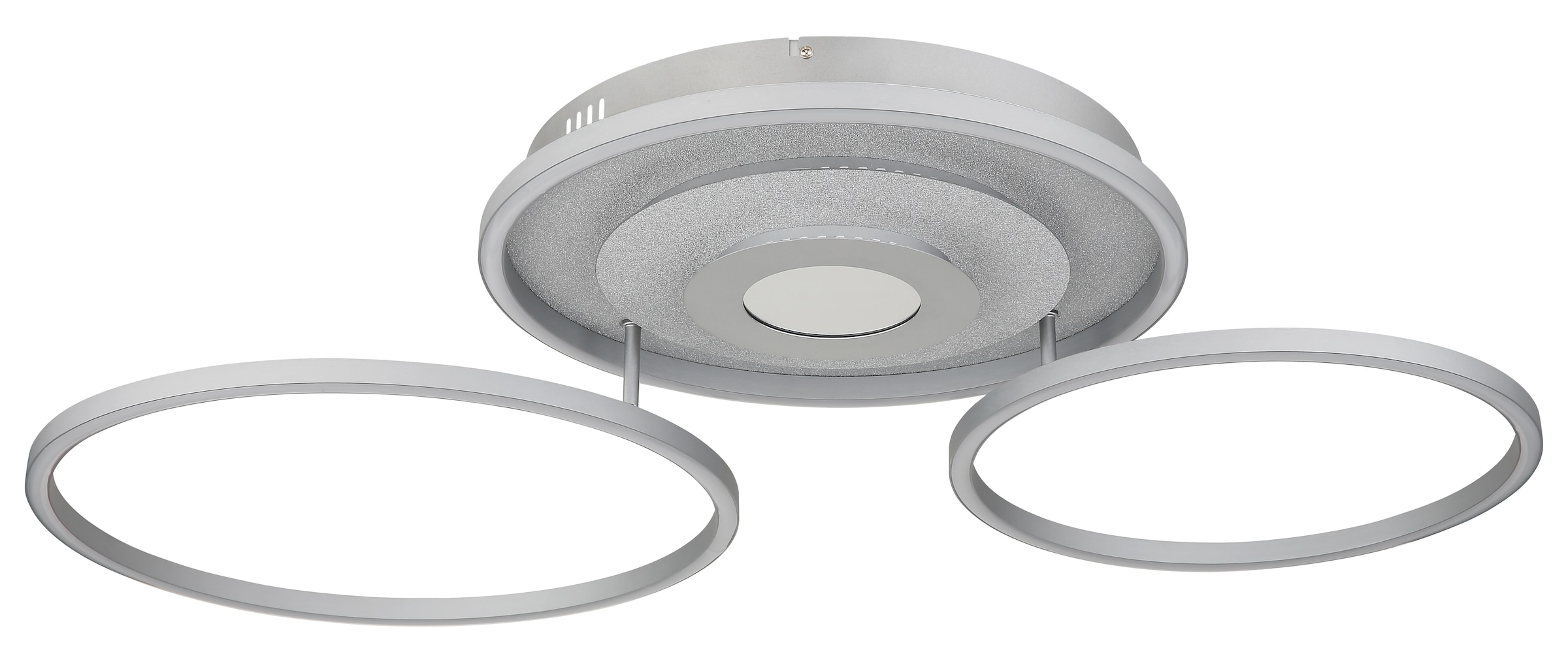 GLOBO LIGHTING Deckenleuchte »MILES« LED-Modul 1 Stk. LED-Deckenleuchte mit 3D-Effekt, dimmbar, modern & hell