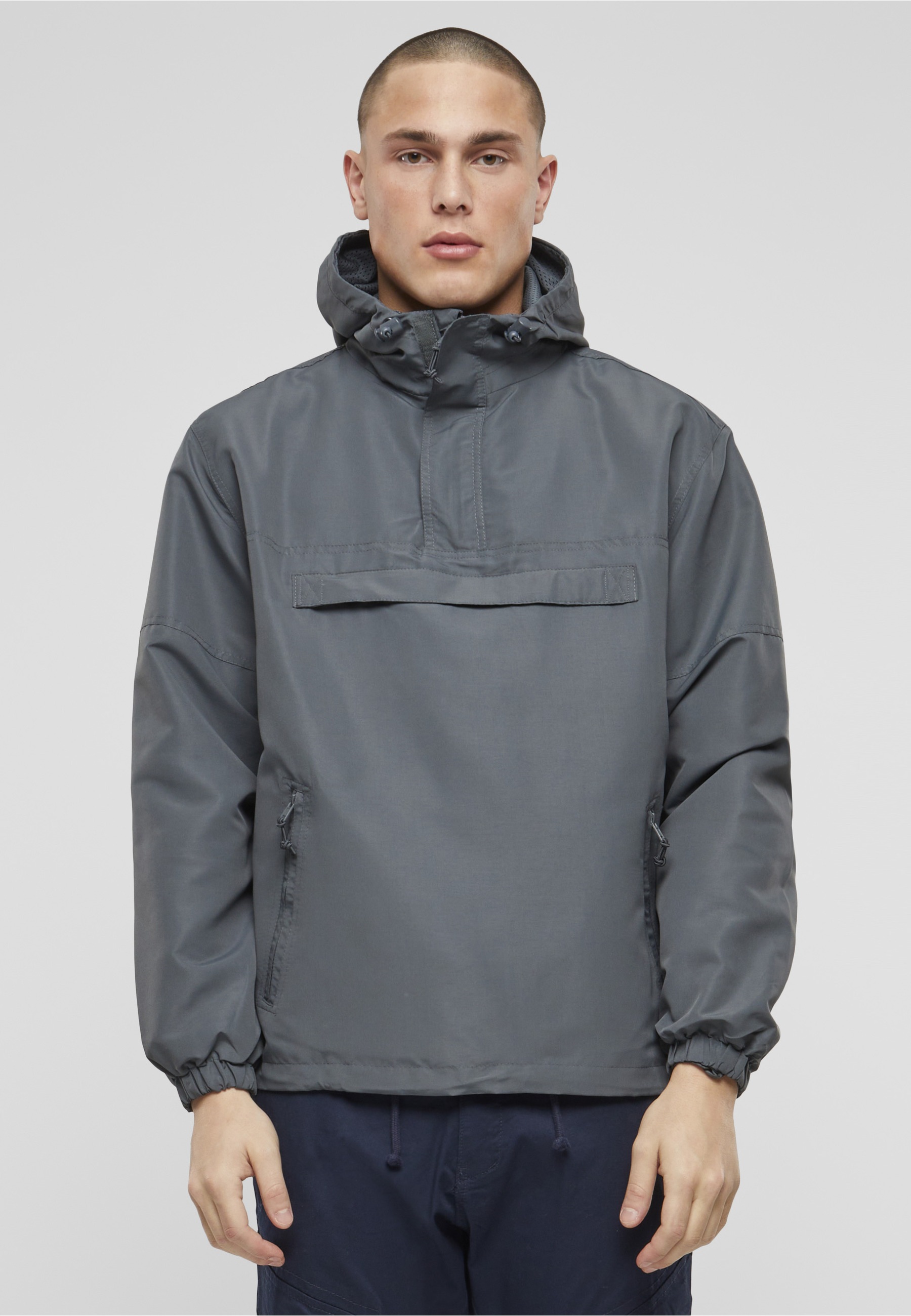 Brandit Allwetterjacke »Brandit Herren Summer Pull Over Jacket« 1 Stk. tlg. mit Kapuze