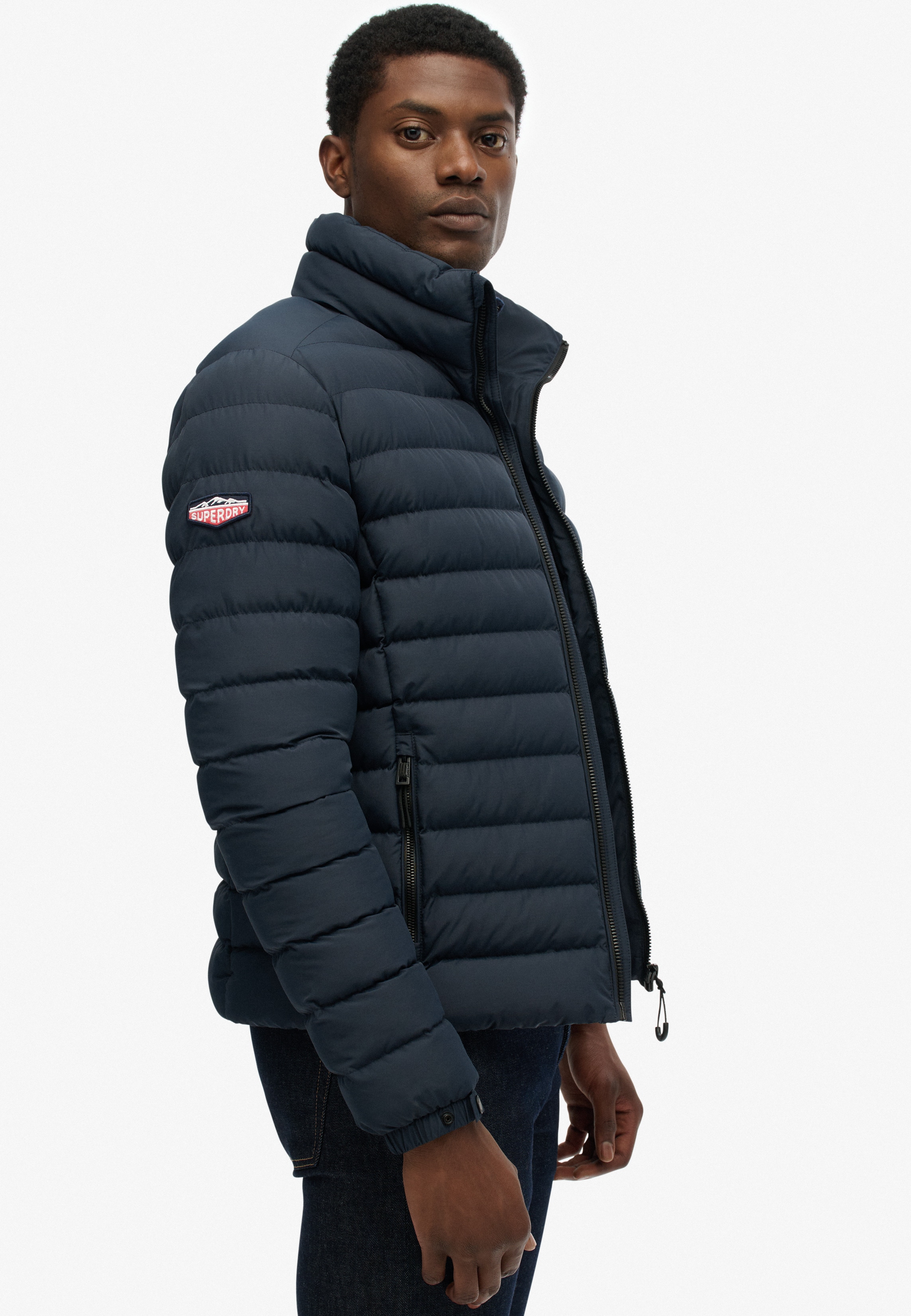 Thumbnail - Superdry Steppjacke "FUJI PRINT PADDED JACKET" ohne Kapuze