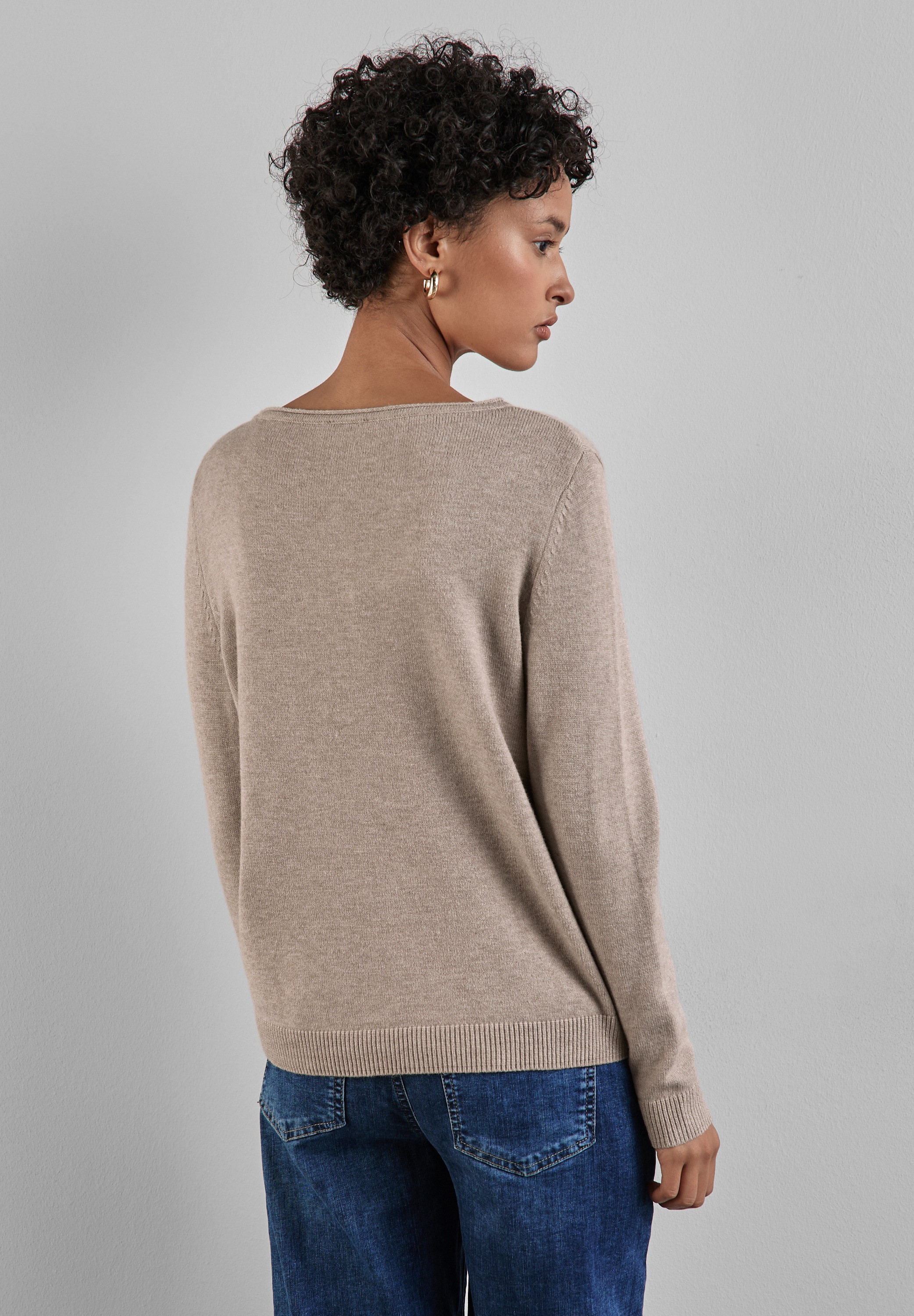 STREET ONE Strickpullover, mit Muster