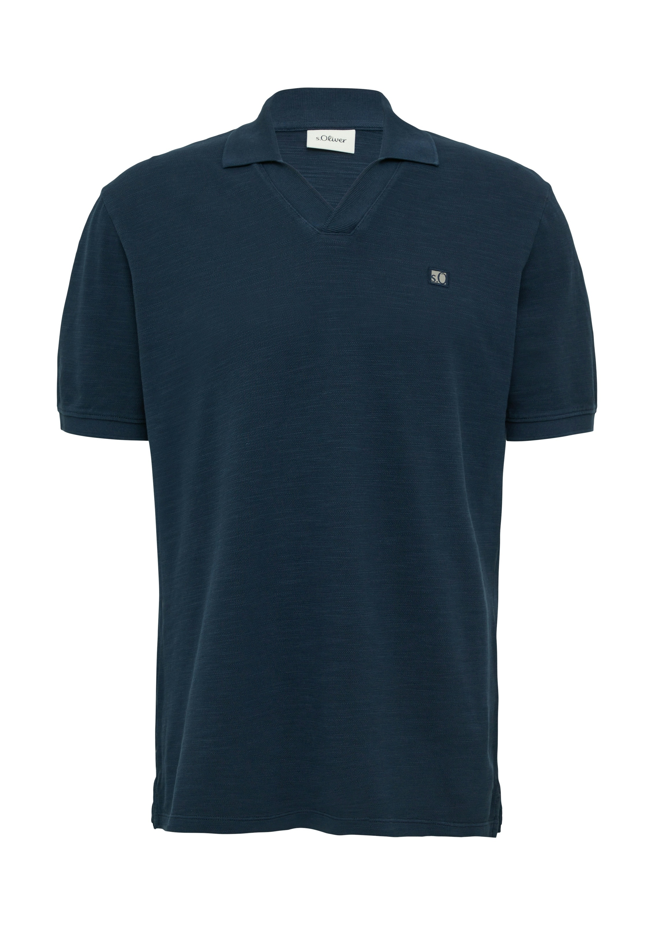 s.Oliver Poloshirt mit Logo Stickerei