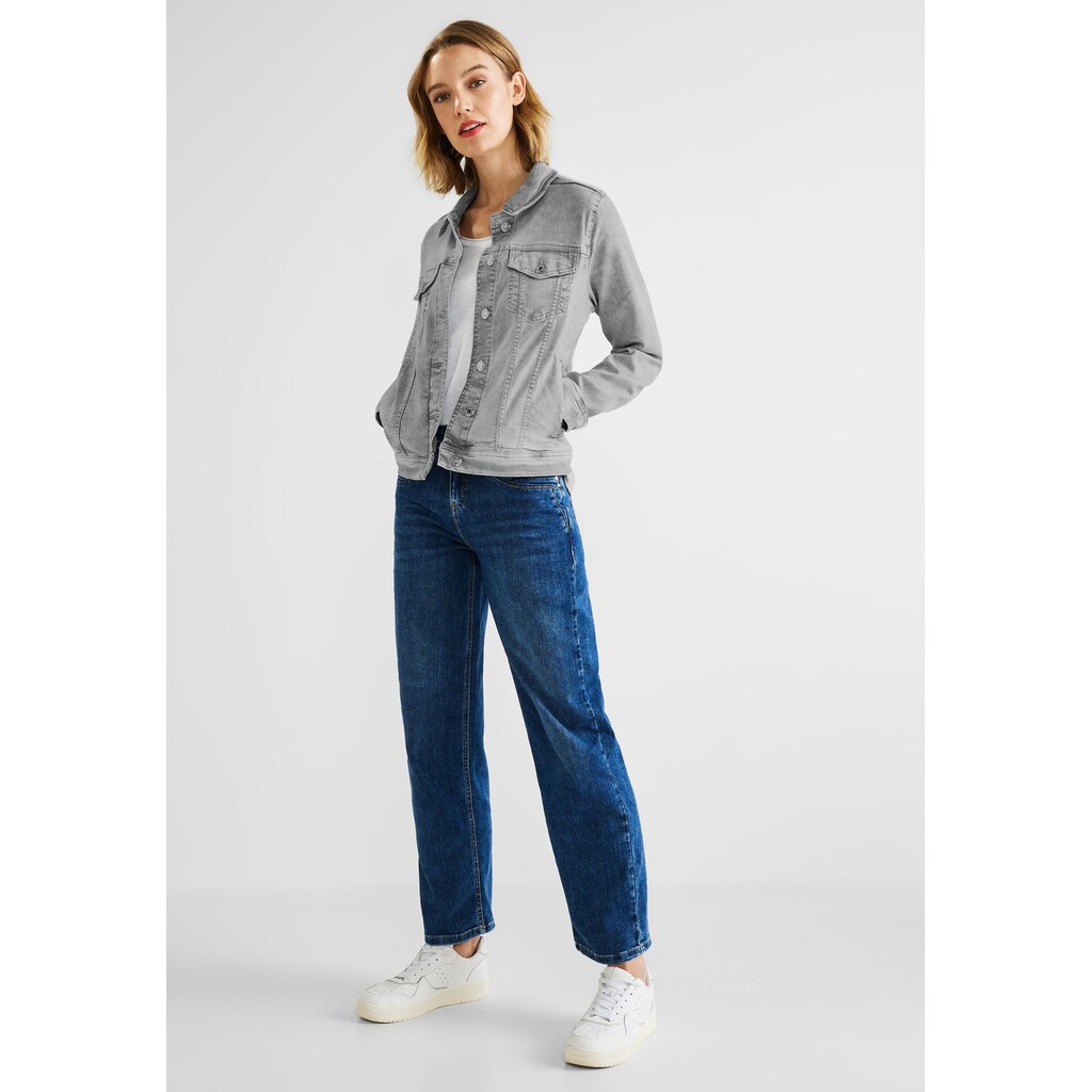 STREET ONE Jeansjacke, ohne Kapuze