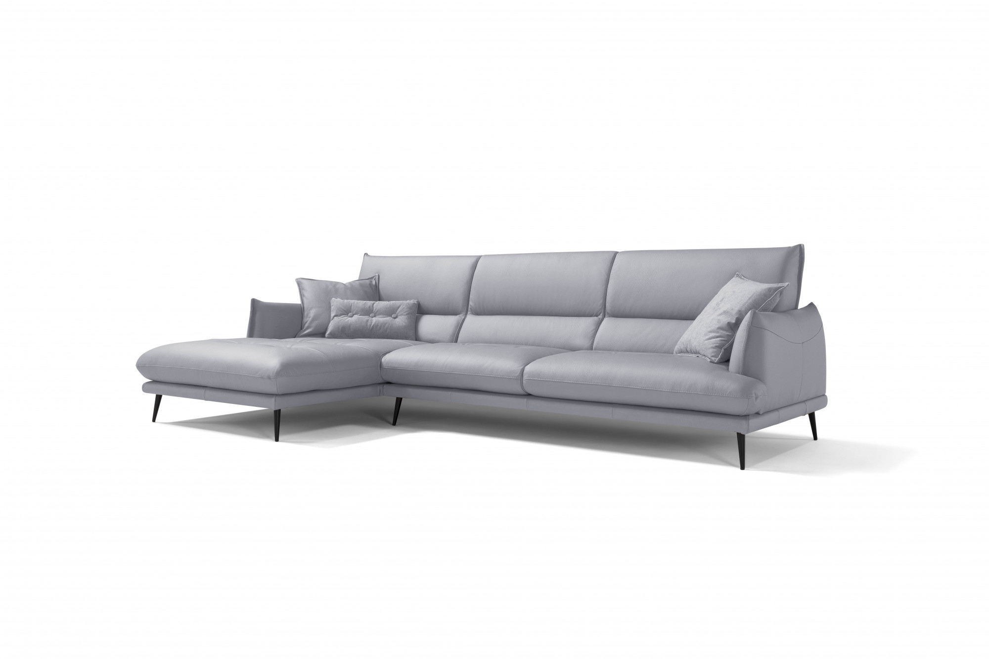 Egoitaliano Ecksofa "FUNNY, hochwertiges & aktuelles Design, bequeme Rückenlehne, L-Form" hochwertiger Sitzkomfort, L-Form