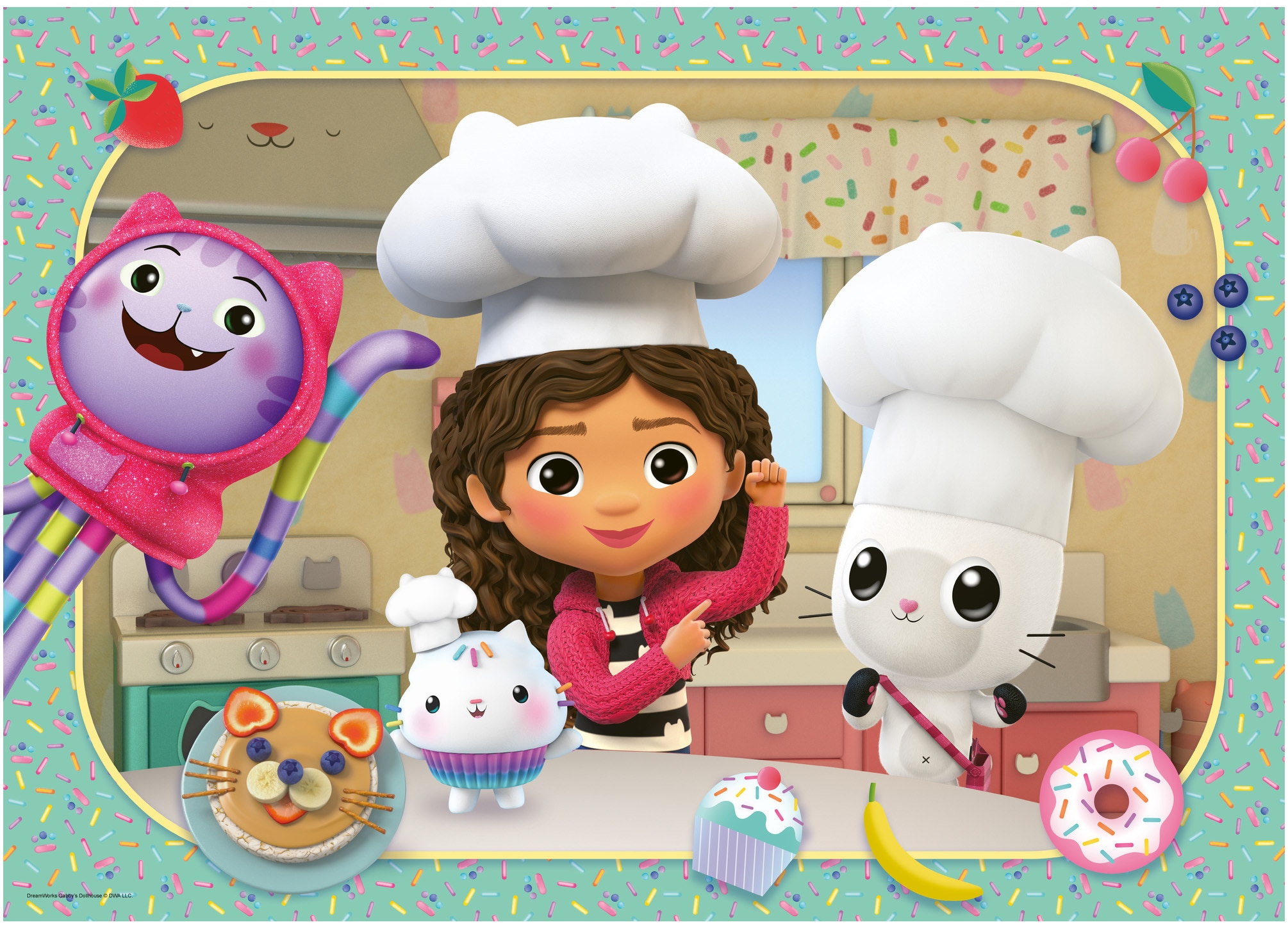 Ravensburger Puzzle »Gabbys Dollhouse, Gabbys Kochkünste« Made in Europe