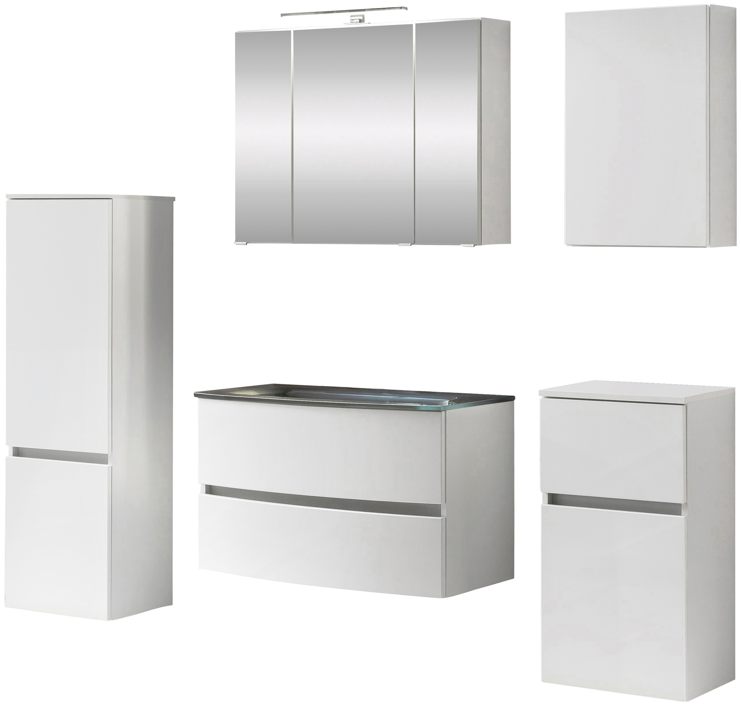 welltime Badezimmer-Set "Kaunas" Set, 5 Stk. tlg. günstig online kaufen