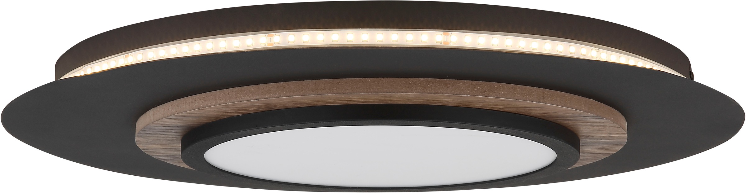 GLOBO LIGHTING Deckenleuchte »KORY« LED-Modul 1 Stk. Warmweiß Deckenlampe Wohnzimmer-Leuchte Schlafzimmer-Leuchte Flur Küche