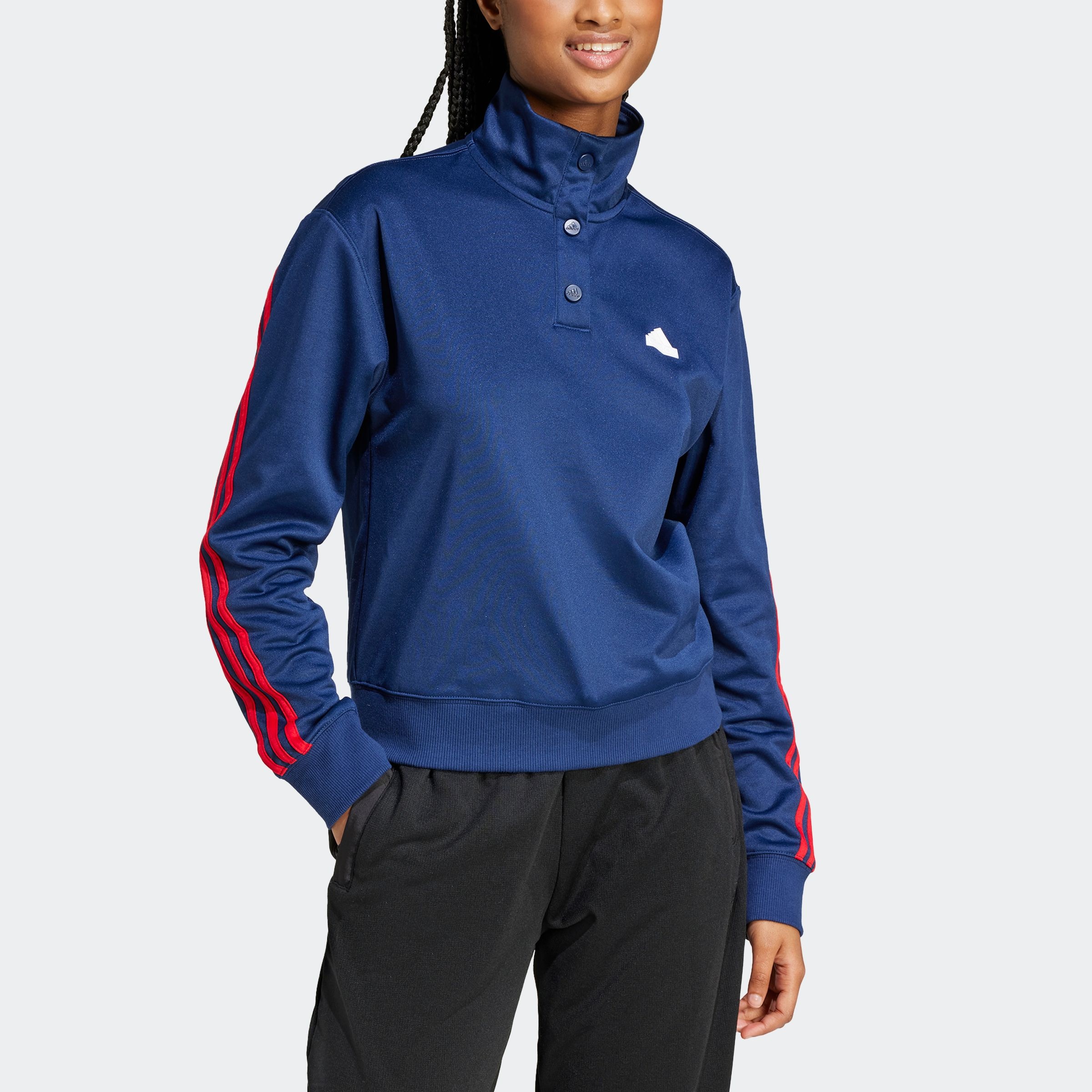 adidas Sportswear Sweatjacke "W ICONIC 3S TT" 1 Stk. tlg. günstig online kaufen