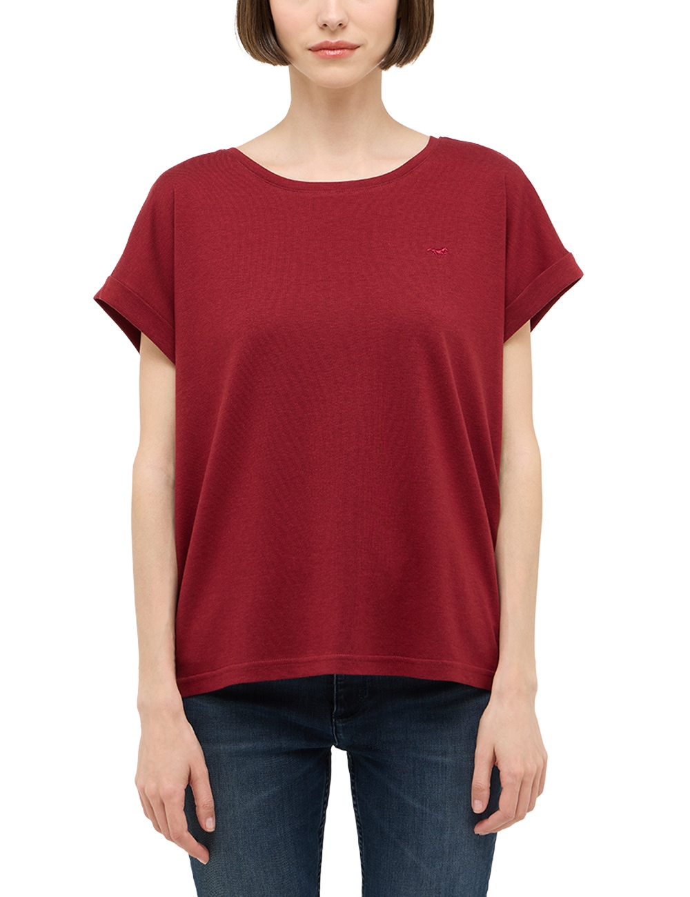 MUSTANG Kurzarmshirt "Damen Style Lesley"