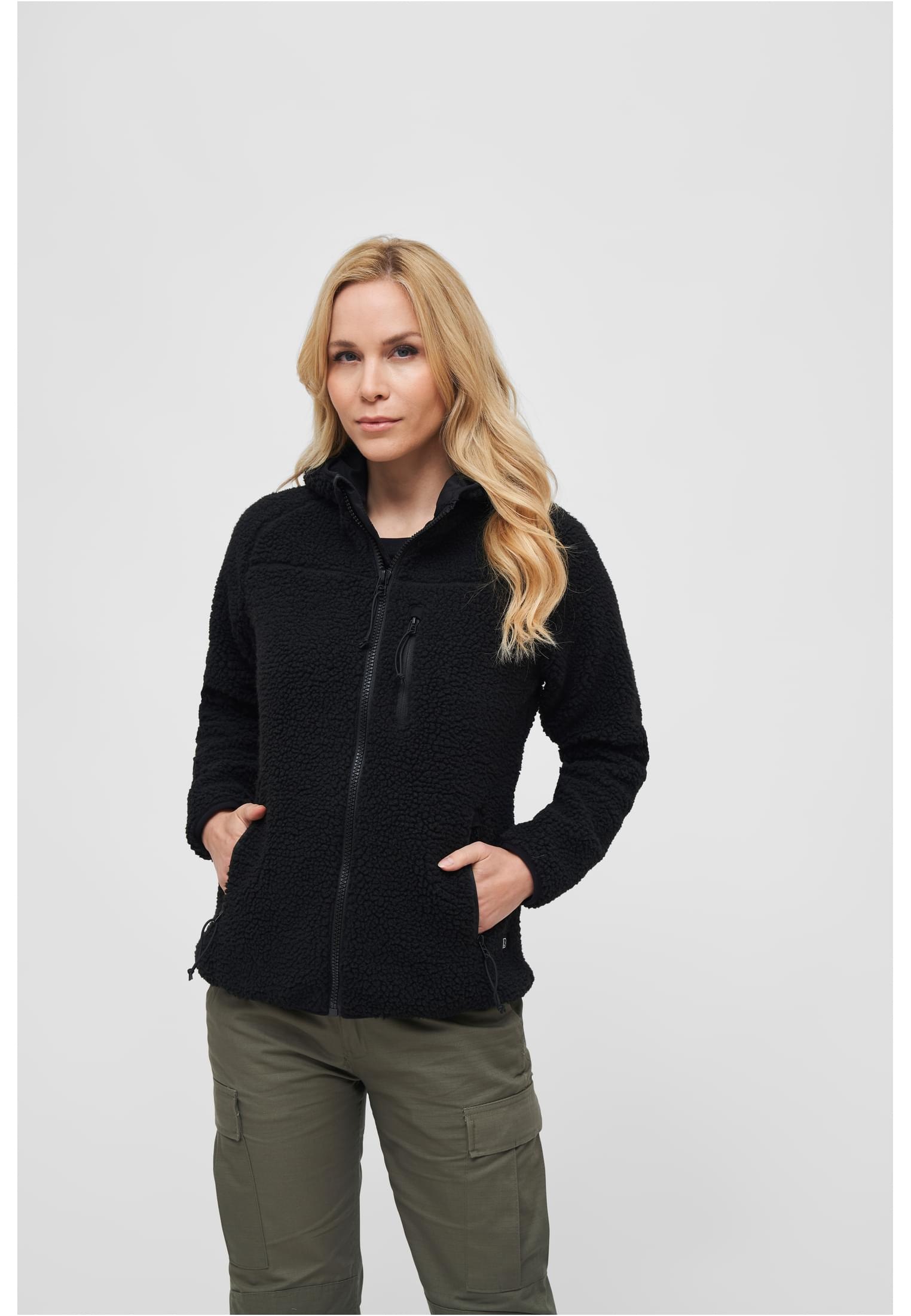 Brandit Outdoorjacke »Damen Ladies für kaufen St.), Teddyfleecejacket«, BAUR | mit Kapuze (1