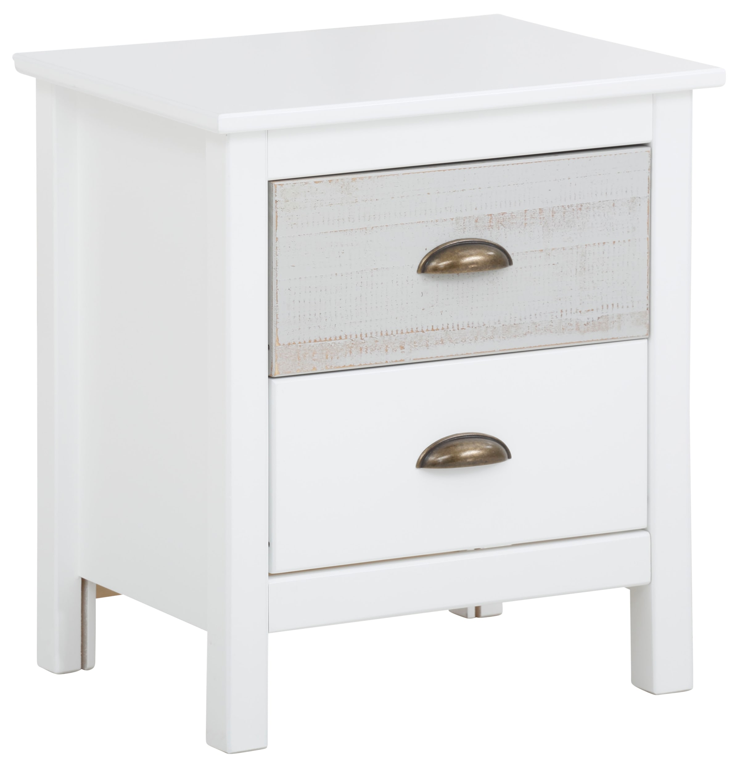 OTTO home Nachtkommode "Pilatus" erstrahlt in Holzoptik, mit gebürsteter Sc günstig online kaufen