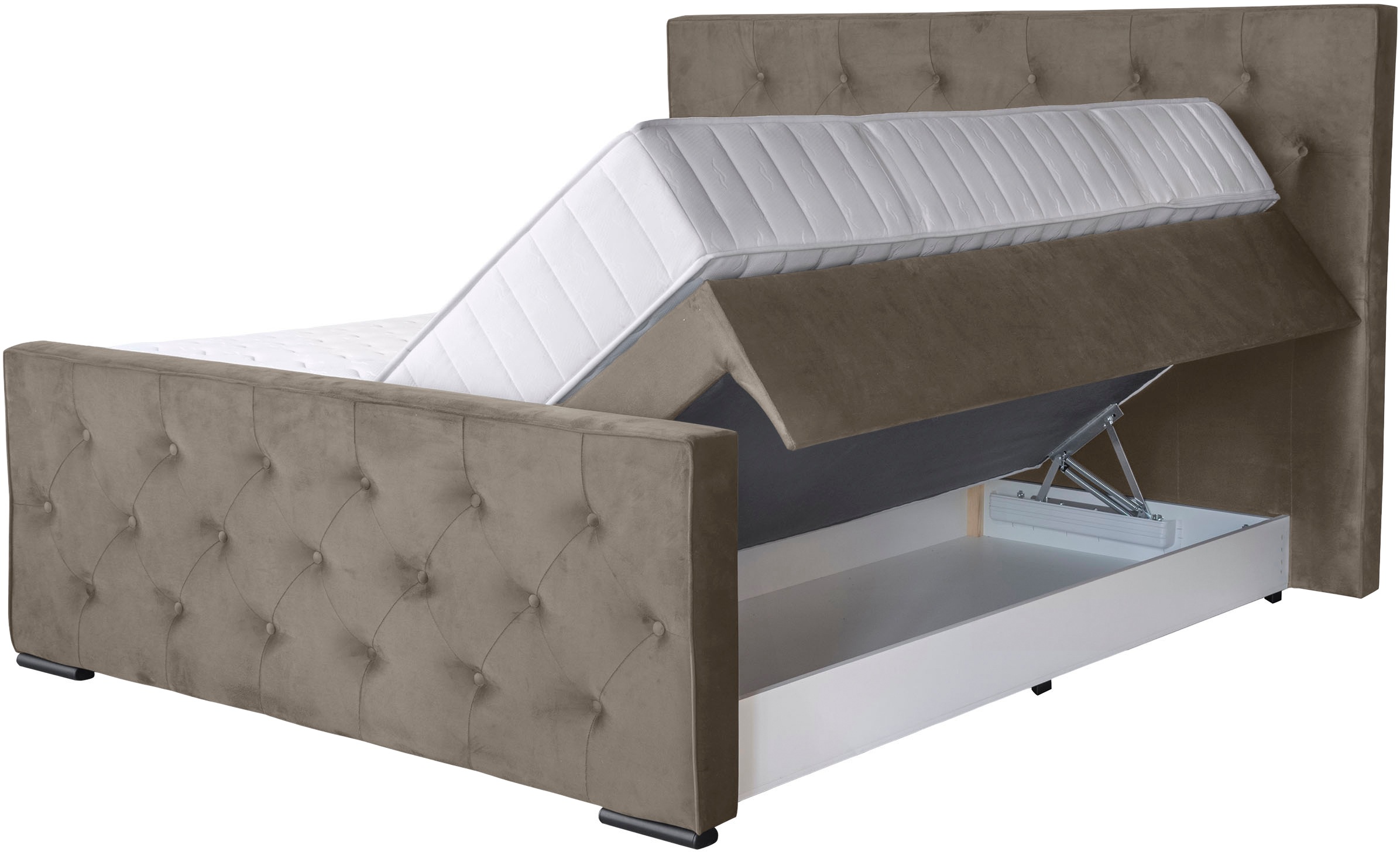 COLLECTION AB Boxspringbett "Florence inkl. Kingsize (28 cm) Matratze (H3) günstig online kaufen