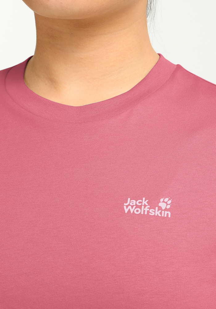 Jack Wolfskin T-Shirt »ESSENTIAL T W« Kurzarm, mit Rundhalsausschnitt, aus Baumwoll-Jersey