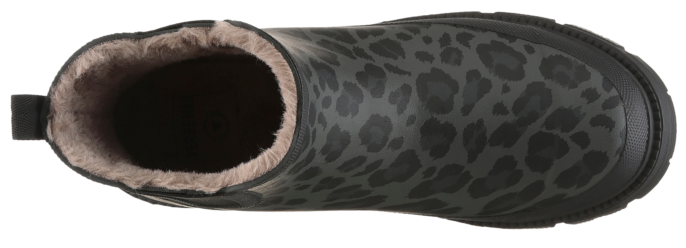 VERBENAS Chelseaboots »Lua Mate«  Gummistiefelette, Schlupfboots, Winterboots in Leo-Optik