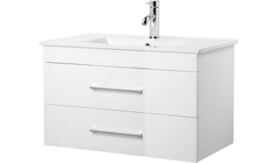 Waschtisch »Florenz Badmöbel Badschrank mit Waschbecken«