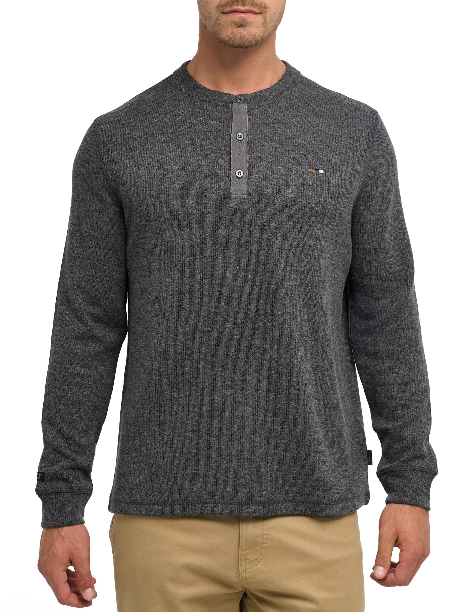 Indicode Sweatshirt »INDorburn Grandad«, Materialmix, regular fit
