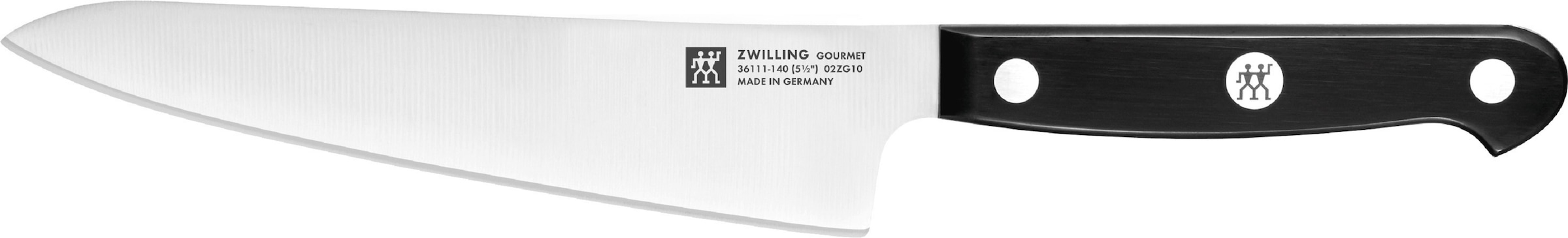 Zwilling Messerblock »Gourmet«, 6 tlg., Messerblock mit 4 Messern + 1 Schere, Buche, Sonderschmelze, Schwarz