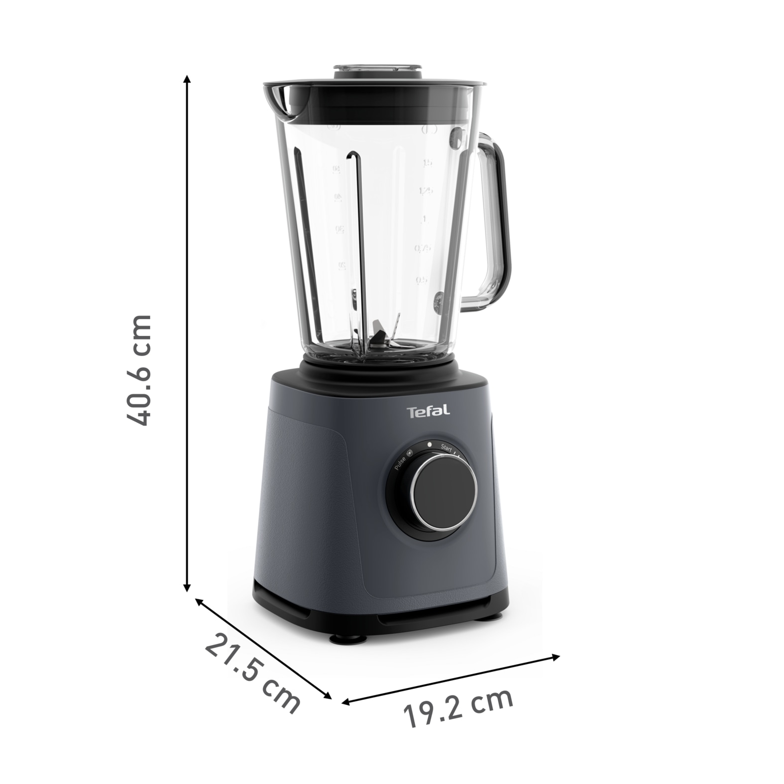 Tefal Standmixer »BL771B PerfectMix Essential« 1200 W 2 L Fassungsvermögen, Powelix-Klingen-Technologie