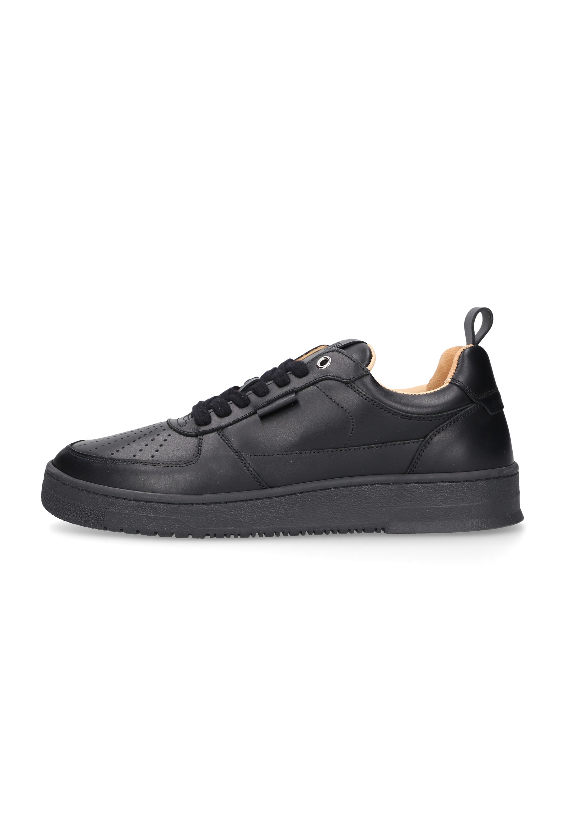 N91 1100000002199 "Bball M AB Herrensneaker" Turnschuh Leder handgefertigt, sportlicher Freizeitschuh Herren