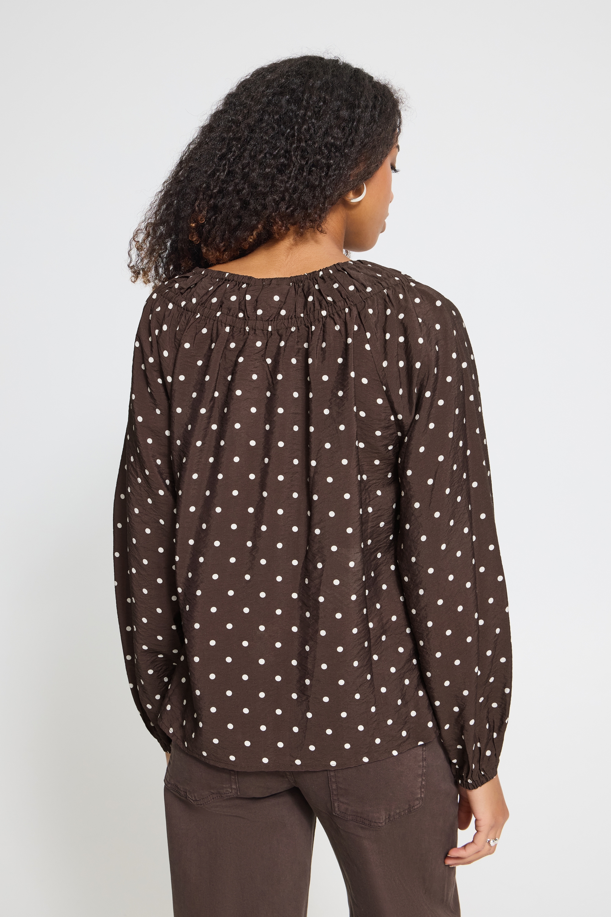 Ichi Langarmbluse »Damen Bluse langarm IHFORANA«