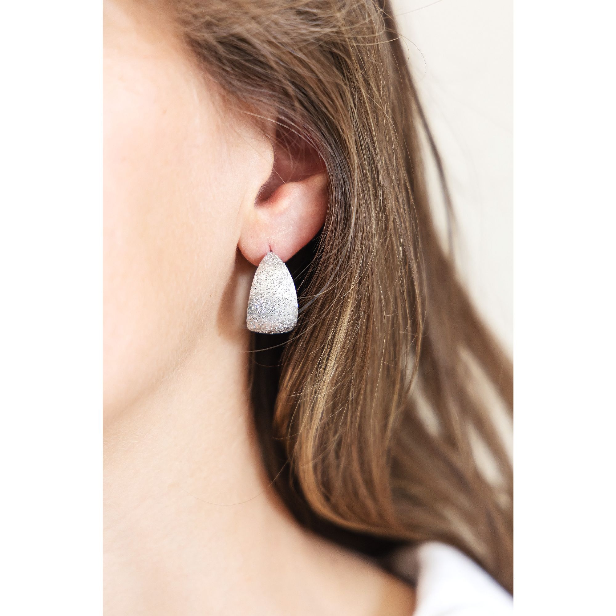 CELESTA Paar Creolen »925 Silber diamantiert«