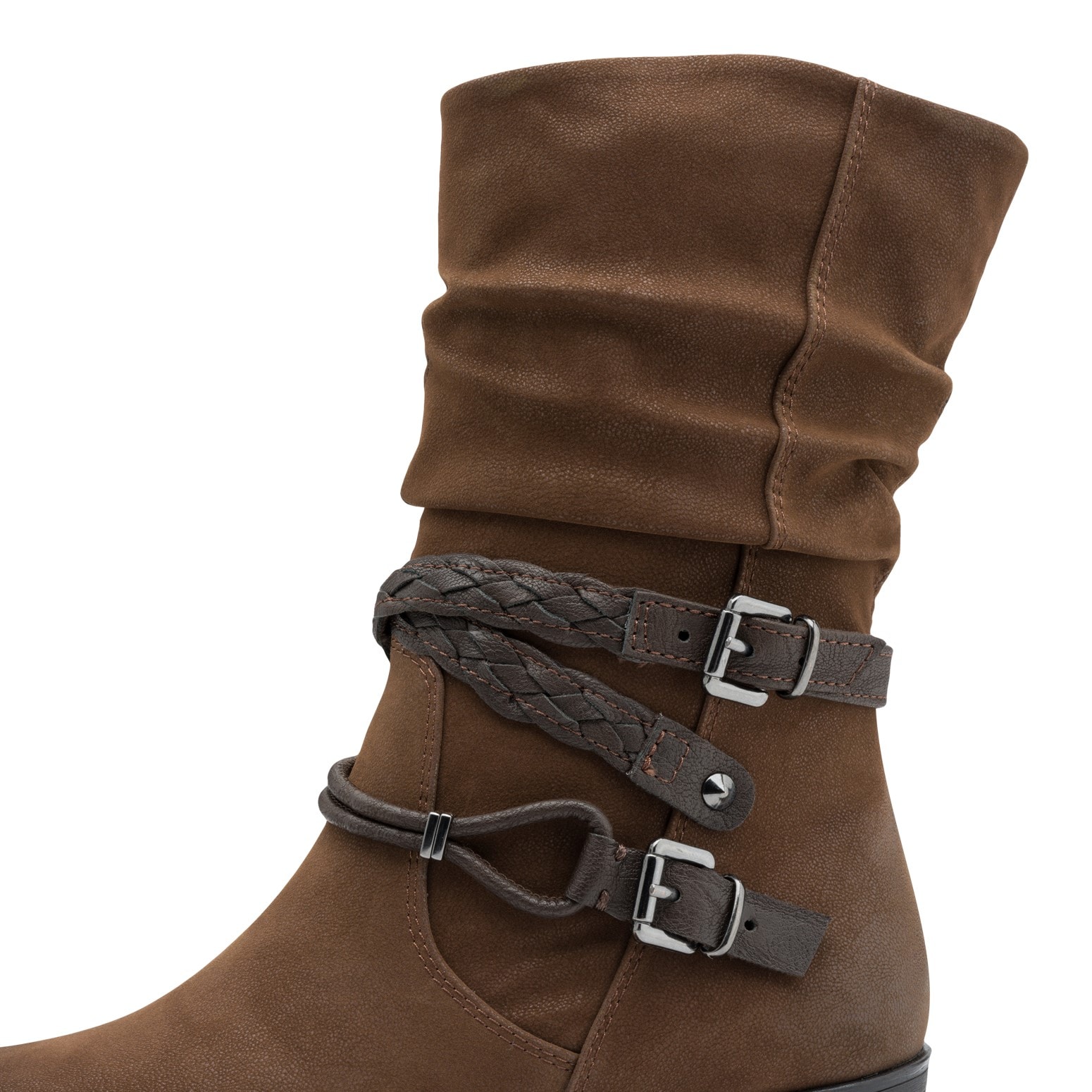 MARCO TOZZI Cowboy Stiefelette, mit schönen Zierriemchen
