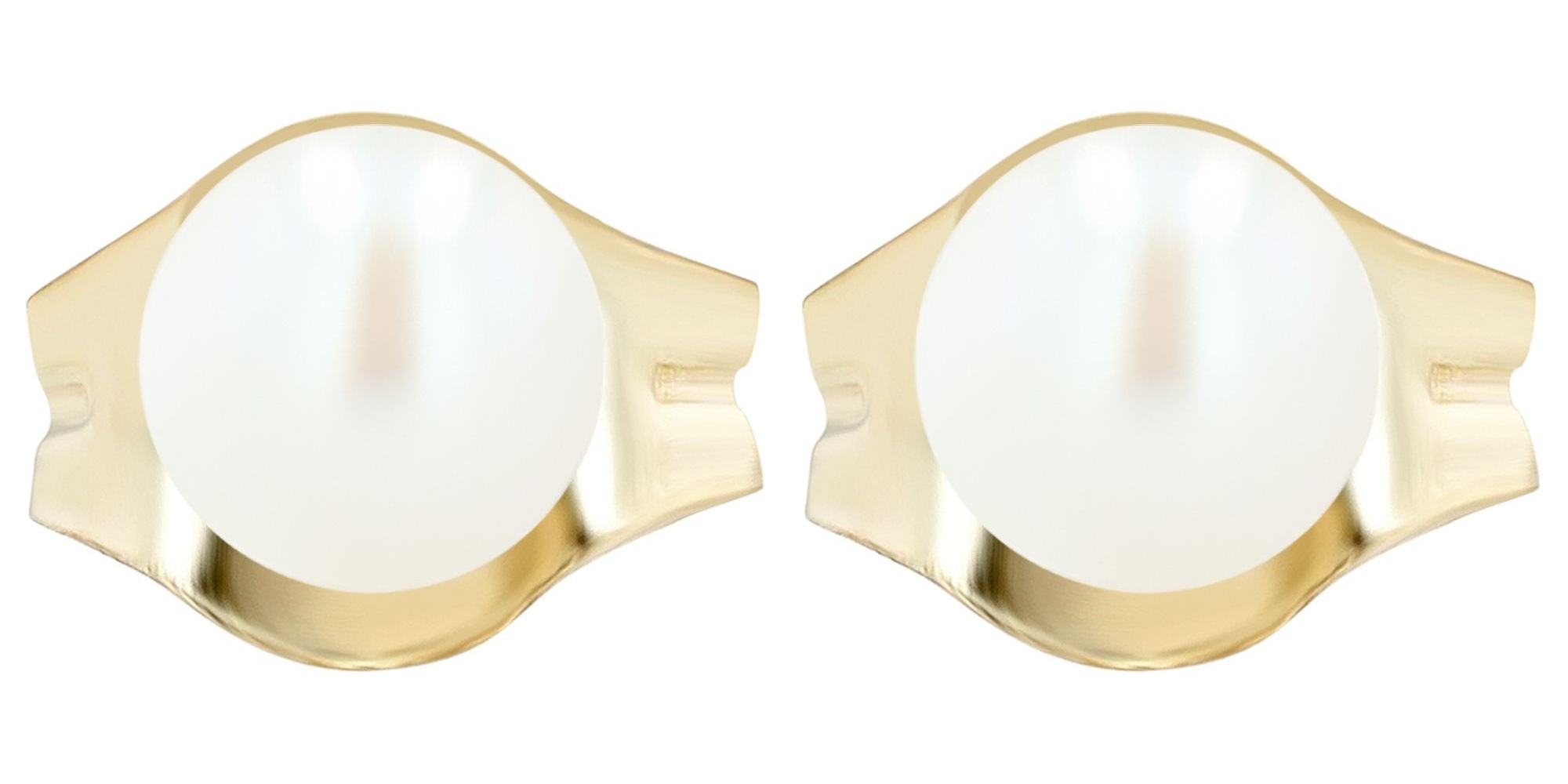 Adelia´s Paar Ohrhänger »Ohrringe – Ohrstecker aus 333 Gold mit Perle« Ein Geschenk, das Freude macht