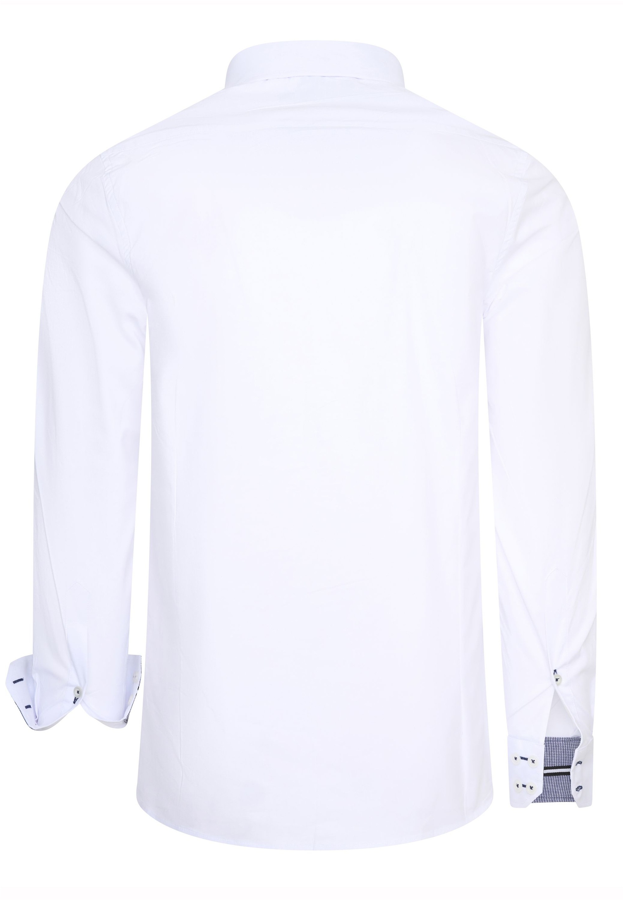 Rusty Neal Langarmhemd mit ausgefallenen Doppel-Knöpfen günstig online kaufen