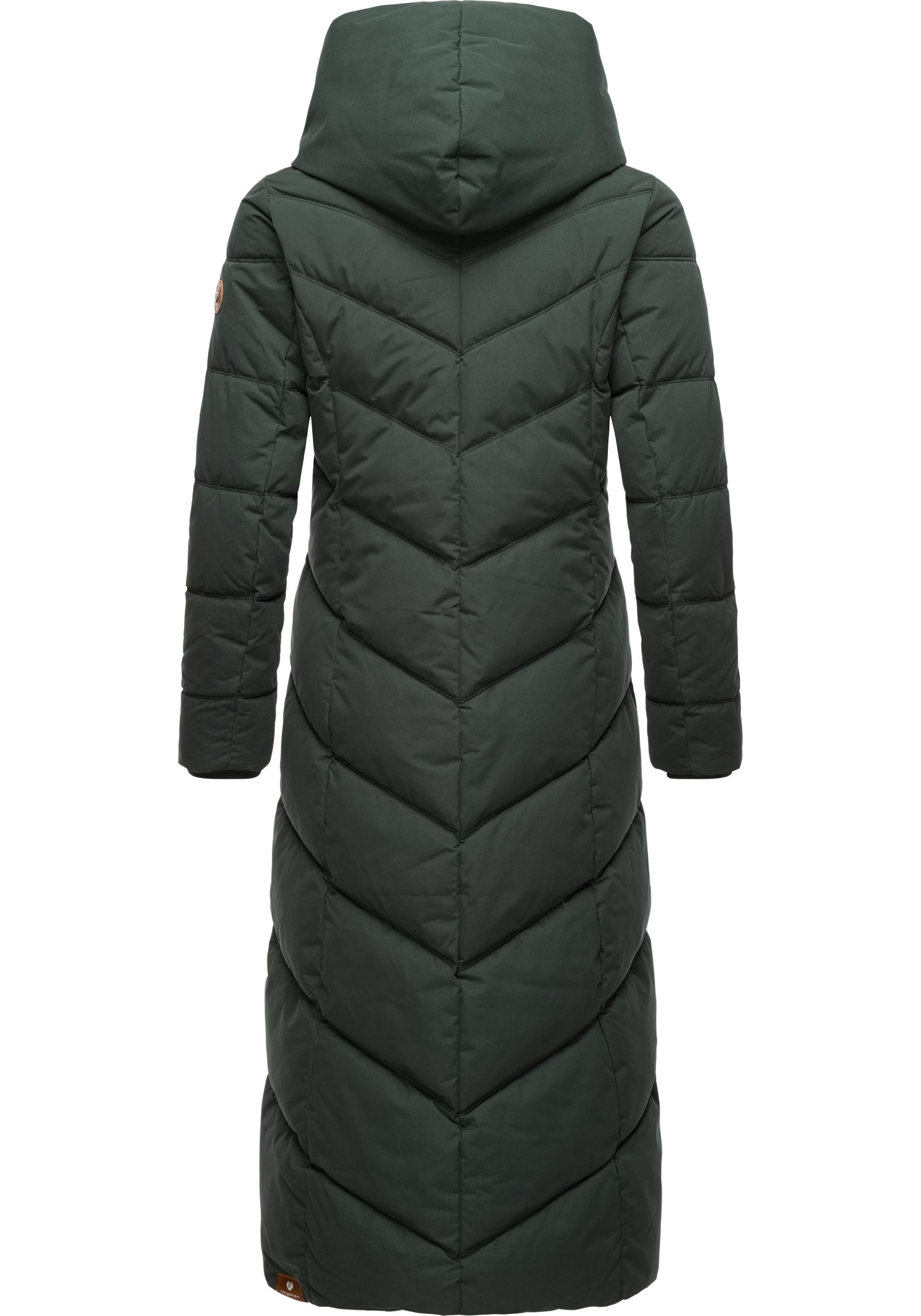 Thumbnail - Ragwear Steppmantel "Natalka Extralong", Gesteppter Damen Mantel mit Kapuze
