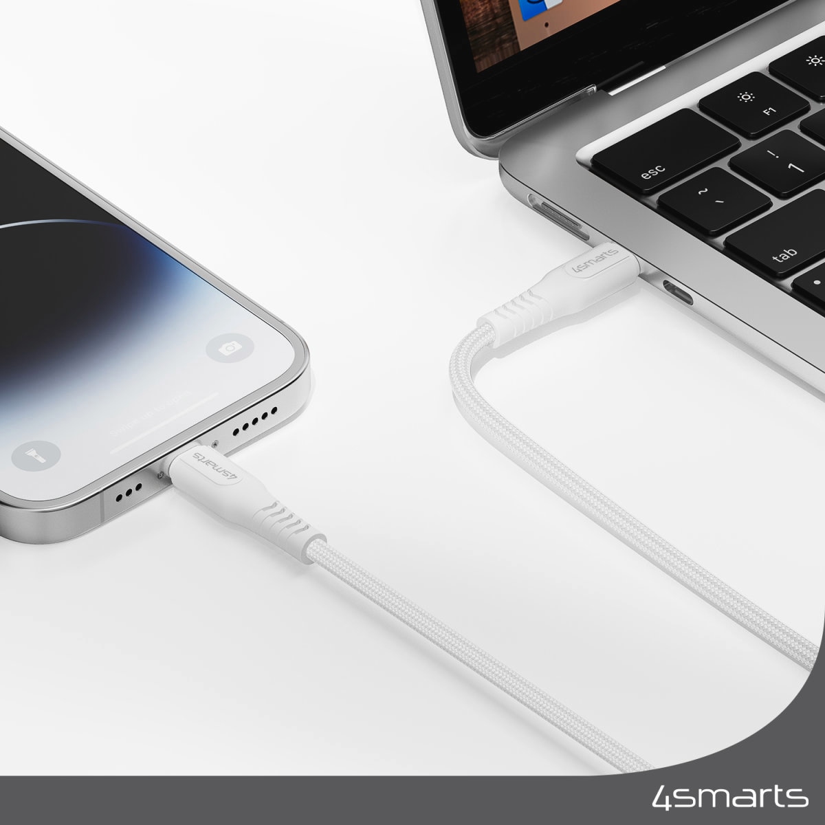 4smarts Lightningkabel »RapidCord USB-C auf Lightning Kabel PD 30W«