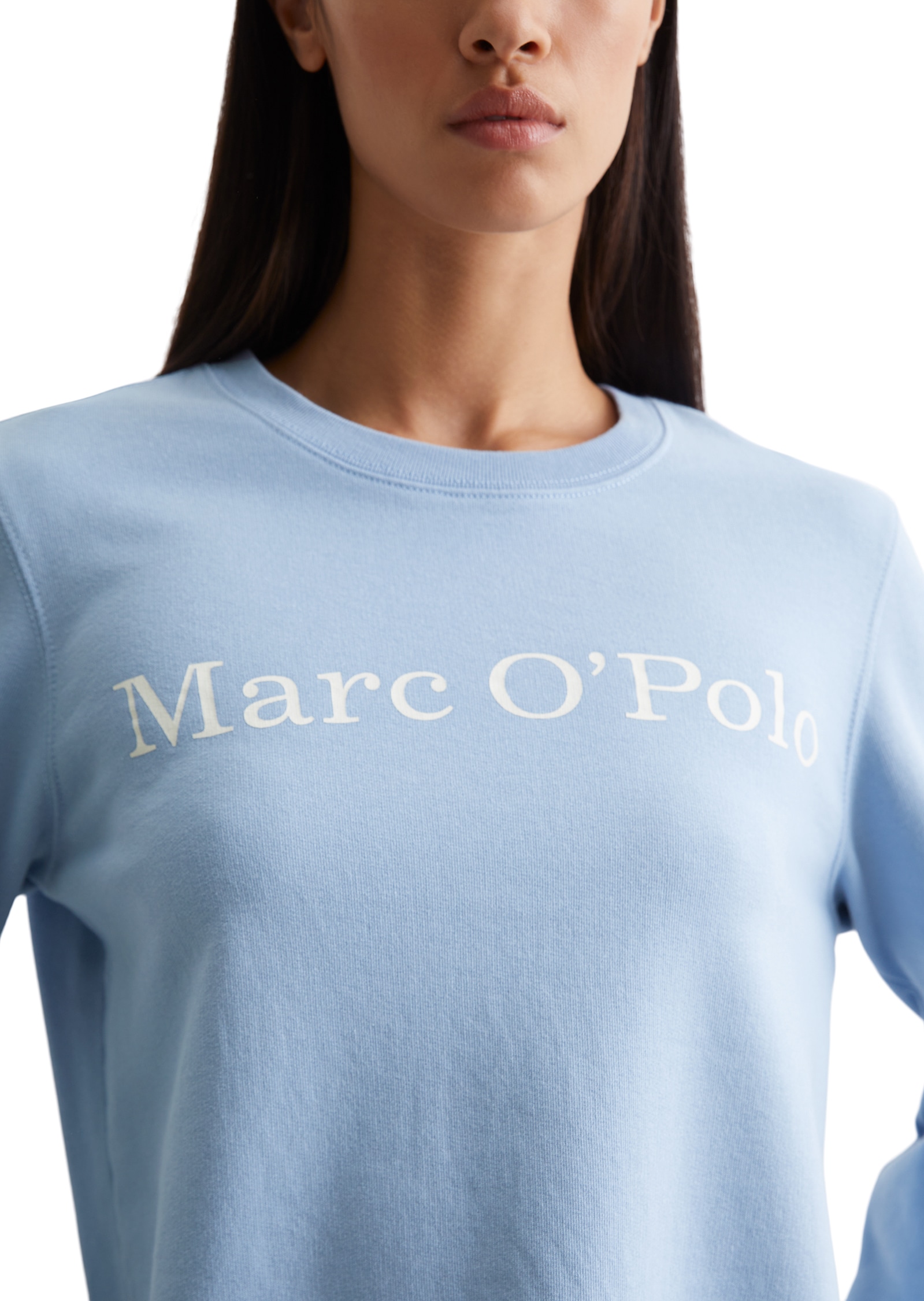Marc O'Polo Sweatshirt, mit Kontrast-Stickerei auf der Brust