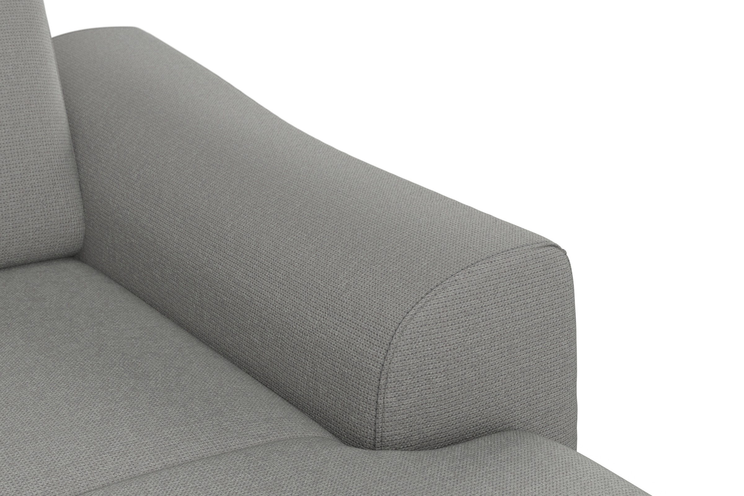 sit&more Wohnlandschaft »Dundee U-Form«, mit Federkern und Massivholzfüßen, wahlweise mit Kopfteilverstellung