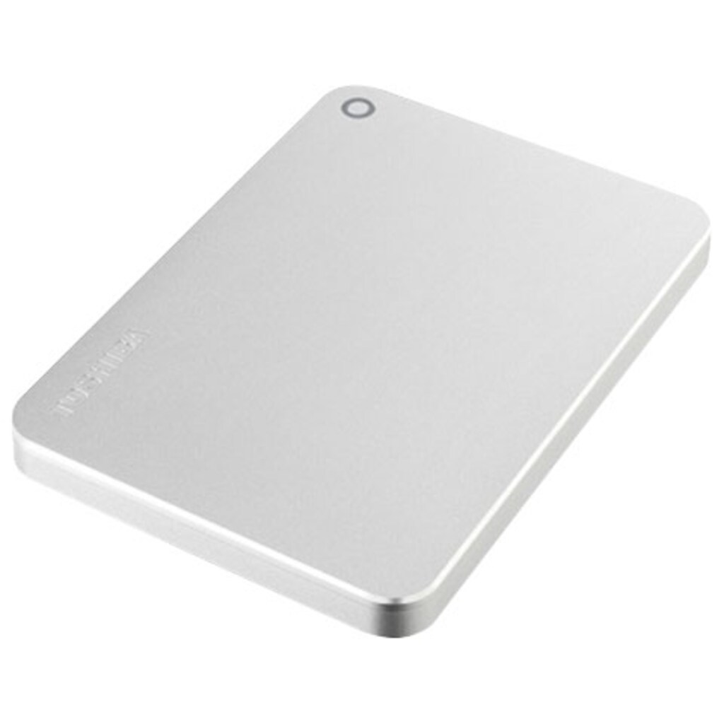 Toshiba externe HDD-Festplatte »Canvio Premium 1TB silver metallic«, 2,5 Zoll, Anschluss USB