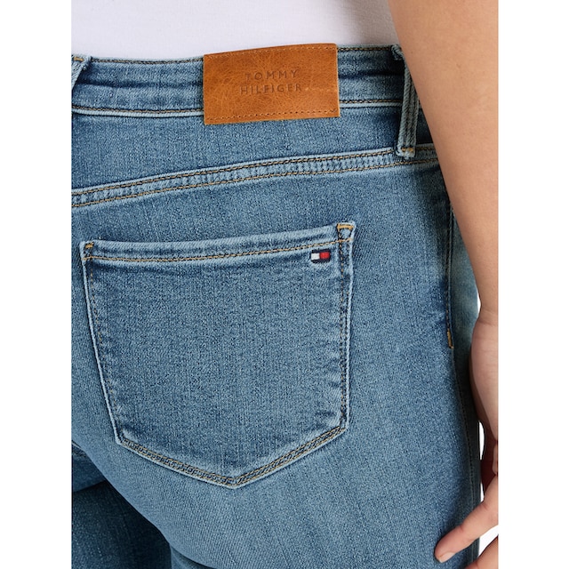 Tommy Hilfiger Skinny-fit-Jeans »TH FLEX COMO SKINNY RW GYA«, mit Tommy  Hilfiger Logo-Badge bestellen | BAUR