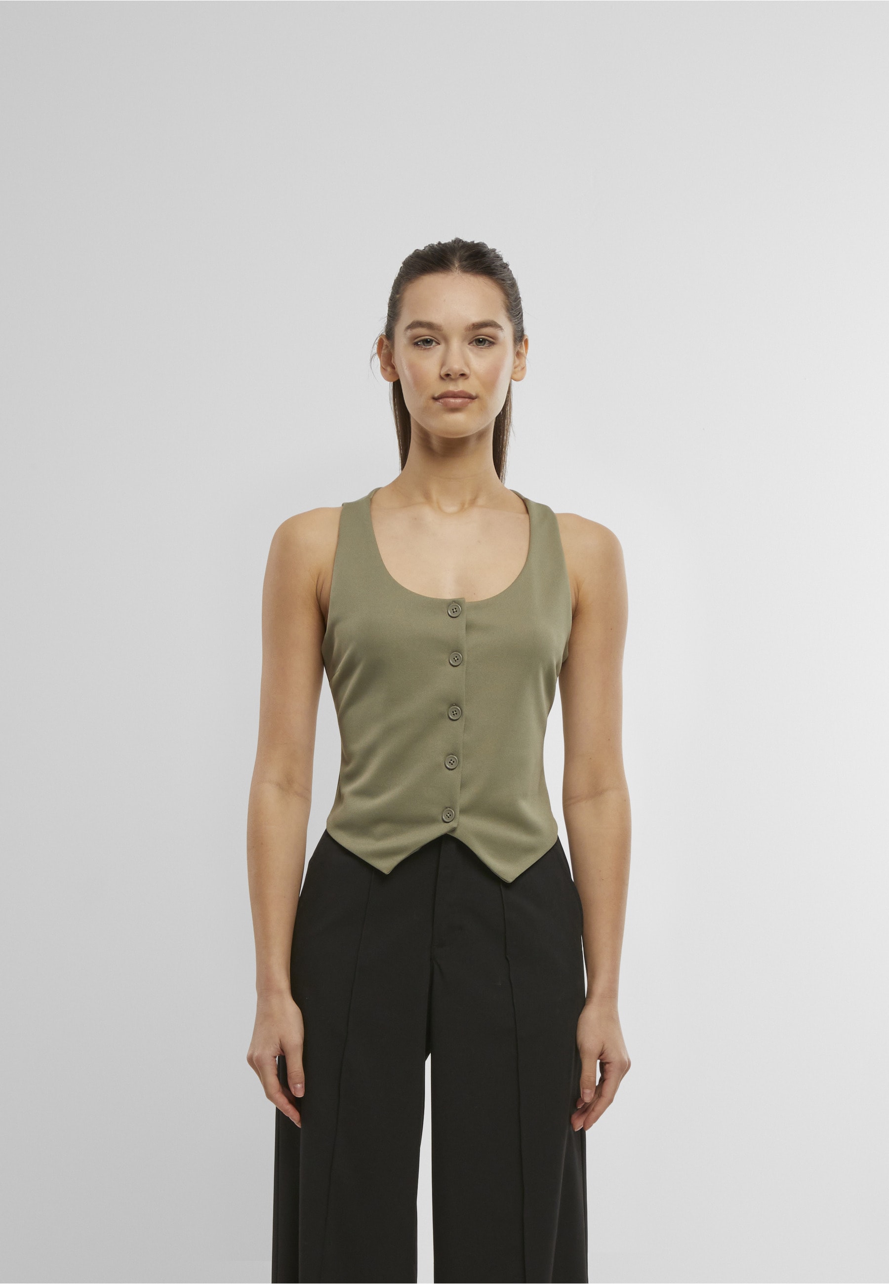 URBAN CLASSICS Steppweste »Urban Classics Ladies Jersey Vest«