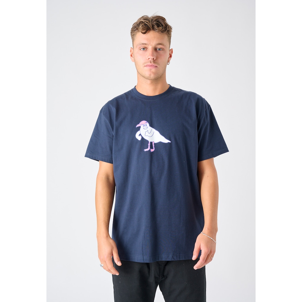 Cleptomanicx T-Shirt »Gull Cap«, (1 tlg.)