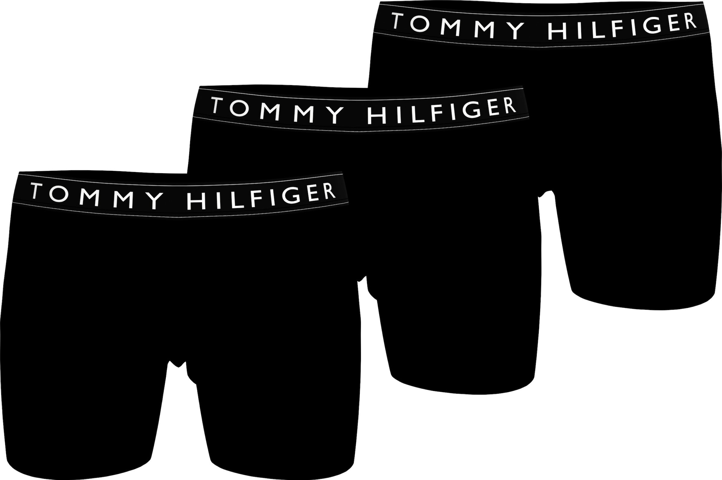 Tommy Hilfiger Underwear Boxer »3P BOXER BRIEF DTM«, (Packung, 3 St., 3er), mit Logobund