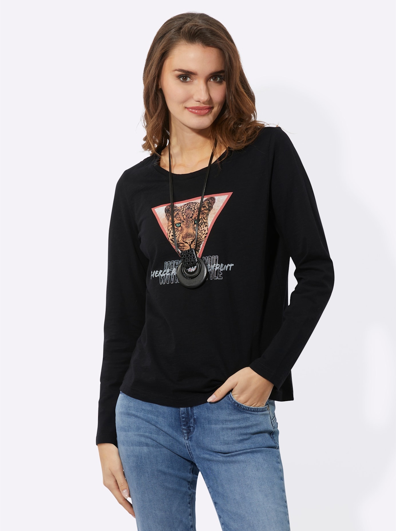 Inspirationen Langarmshirt »Langarm-Shirt«, (1 tlg.)
